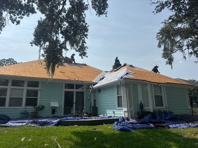 Gray Architectural Shingle Roof Replacement for Orange Park Residence