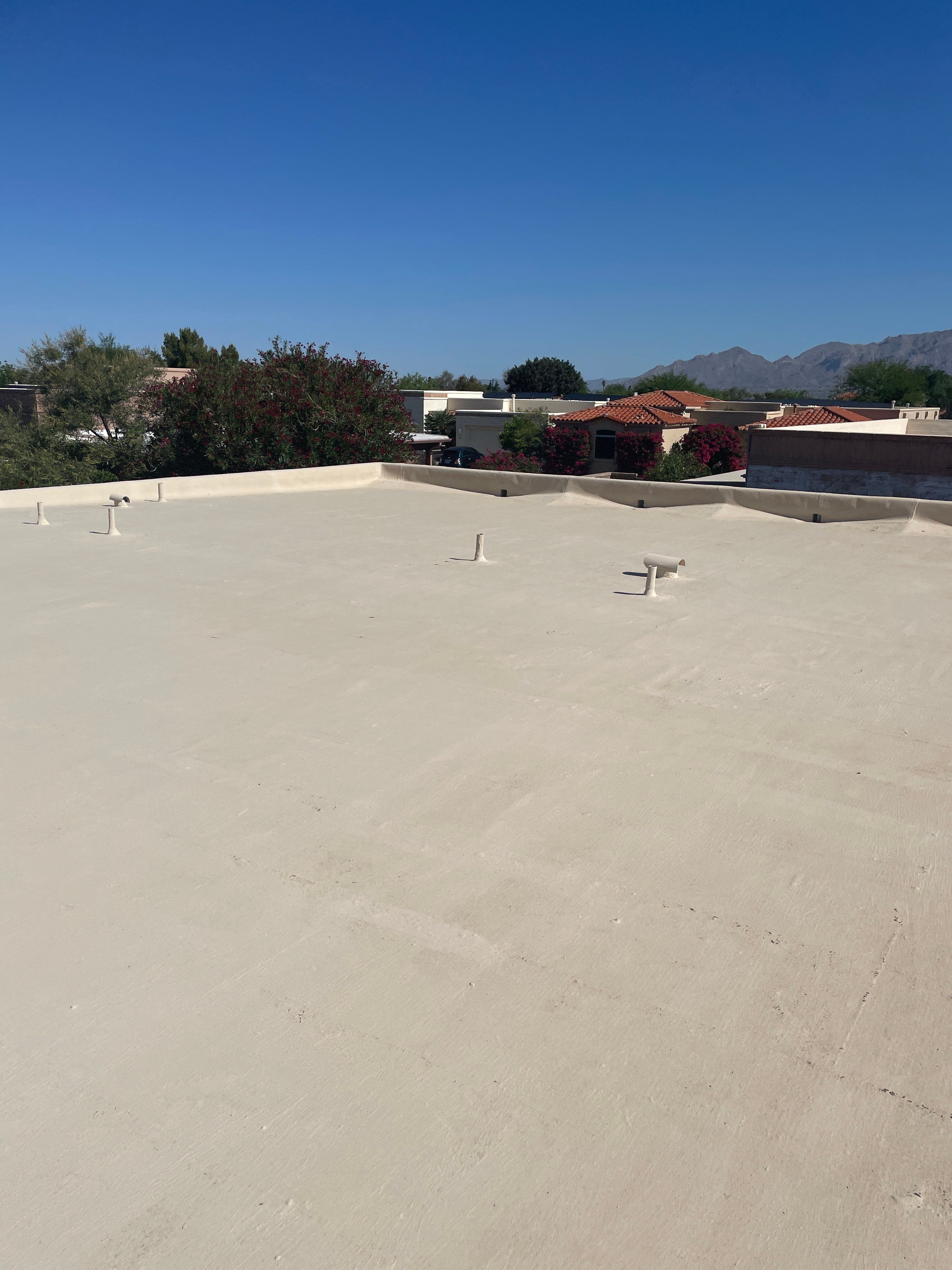 Tucson Residential Roof Restoration with Tile and Elastomeric Coating by West Coast Roofing AZ