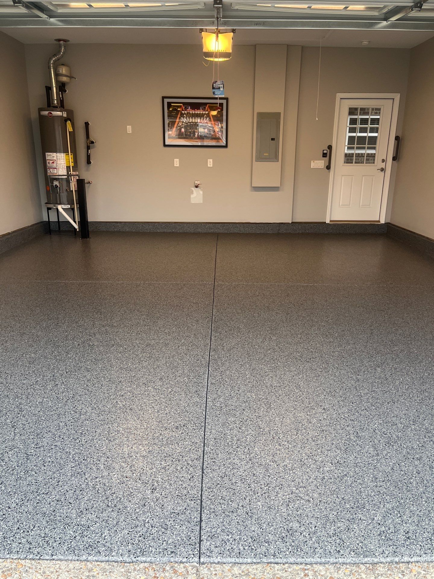 Garage Floor Coating using Nightfall by My Garage Floor Guys