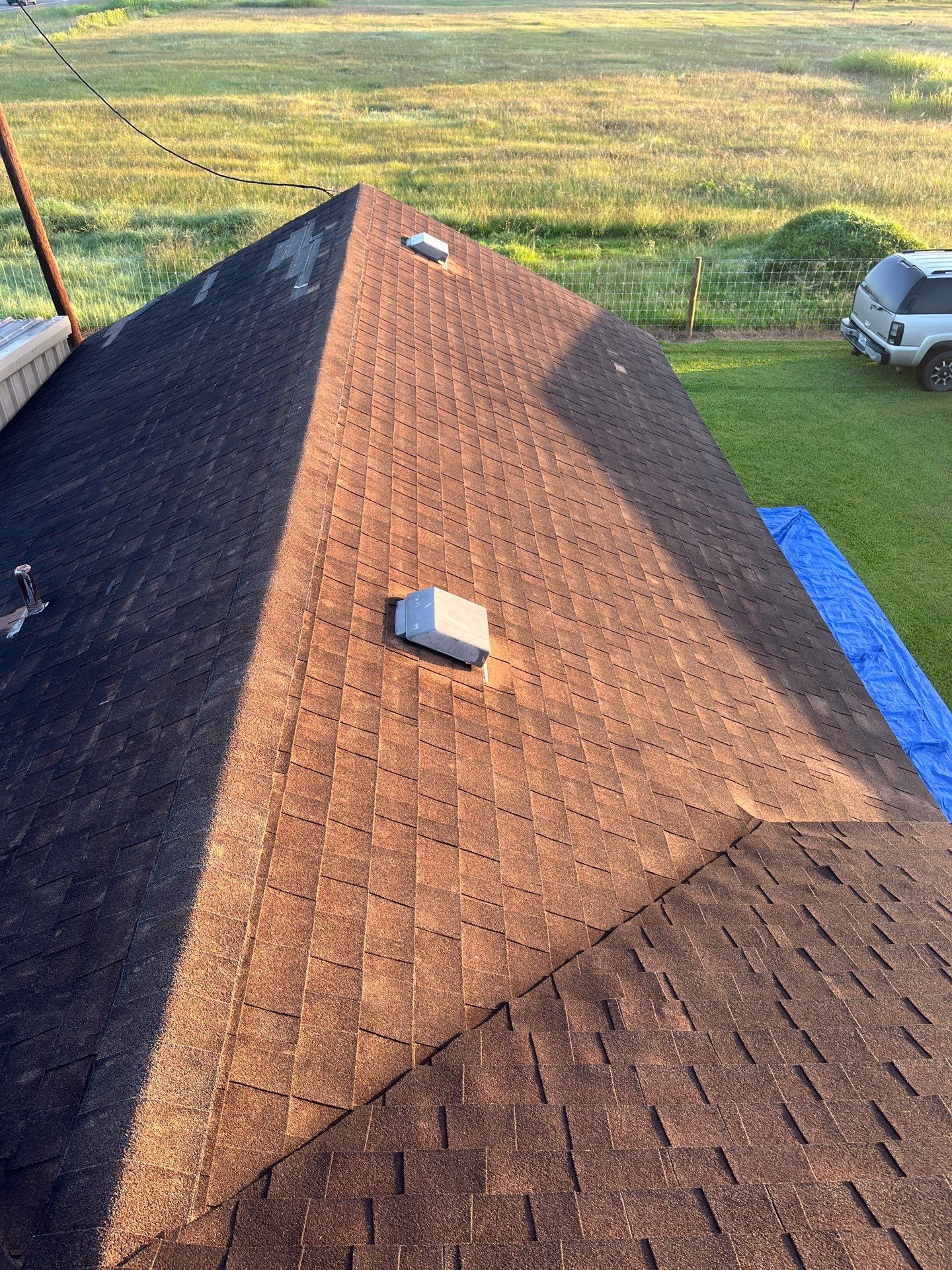 Residential Roofing Installation using Owen's Corning Duration (Lifetime) Shingles by Roof Repair Company