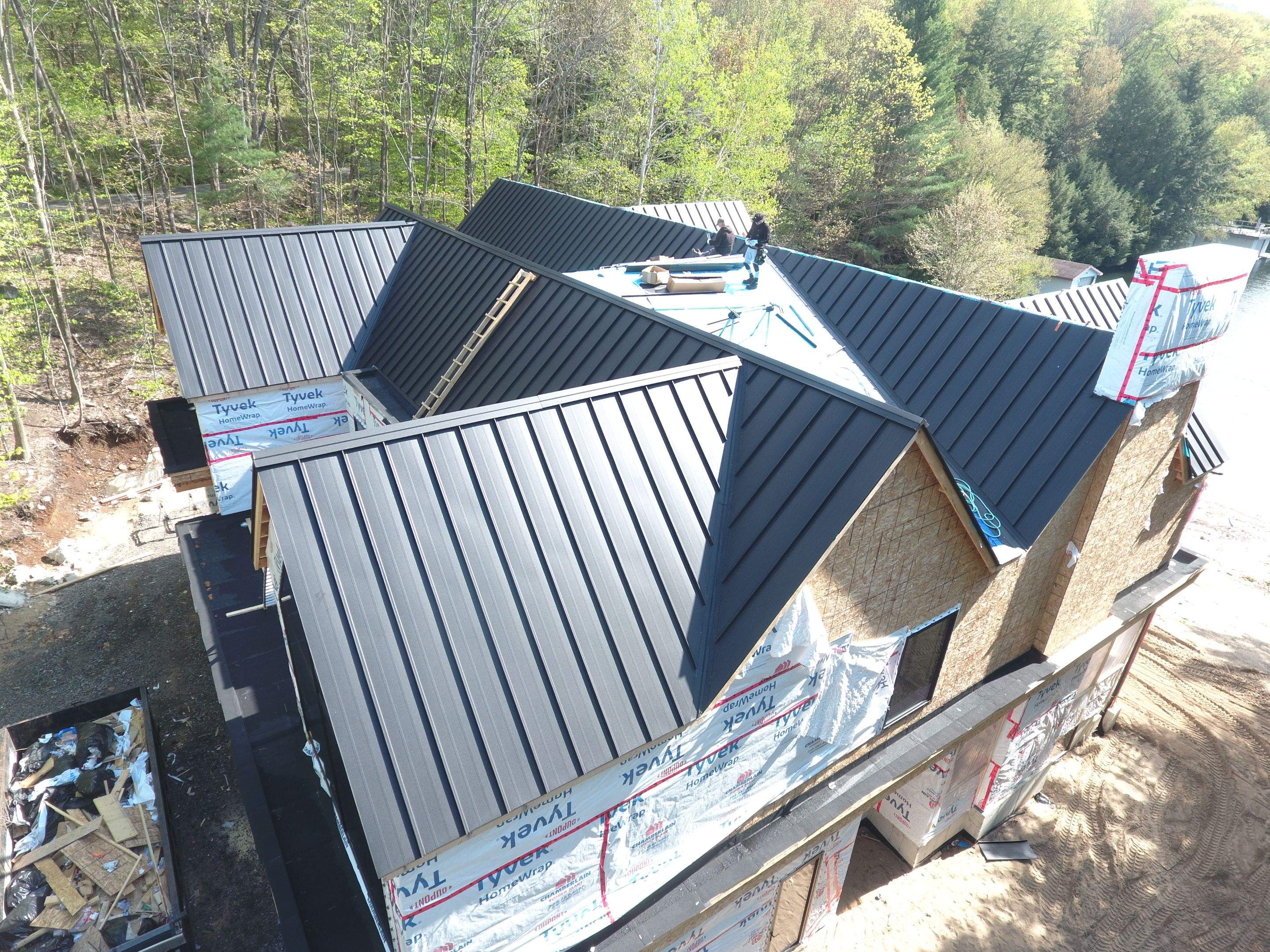 Metal work using 24 Ga Standing Seam Metal by Jay Carter Roofing & Sheet Metal