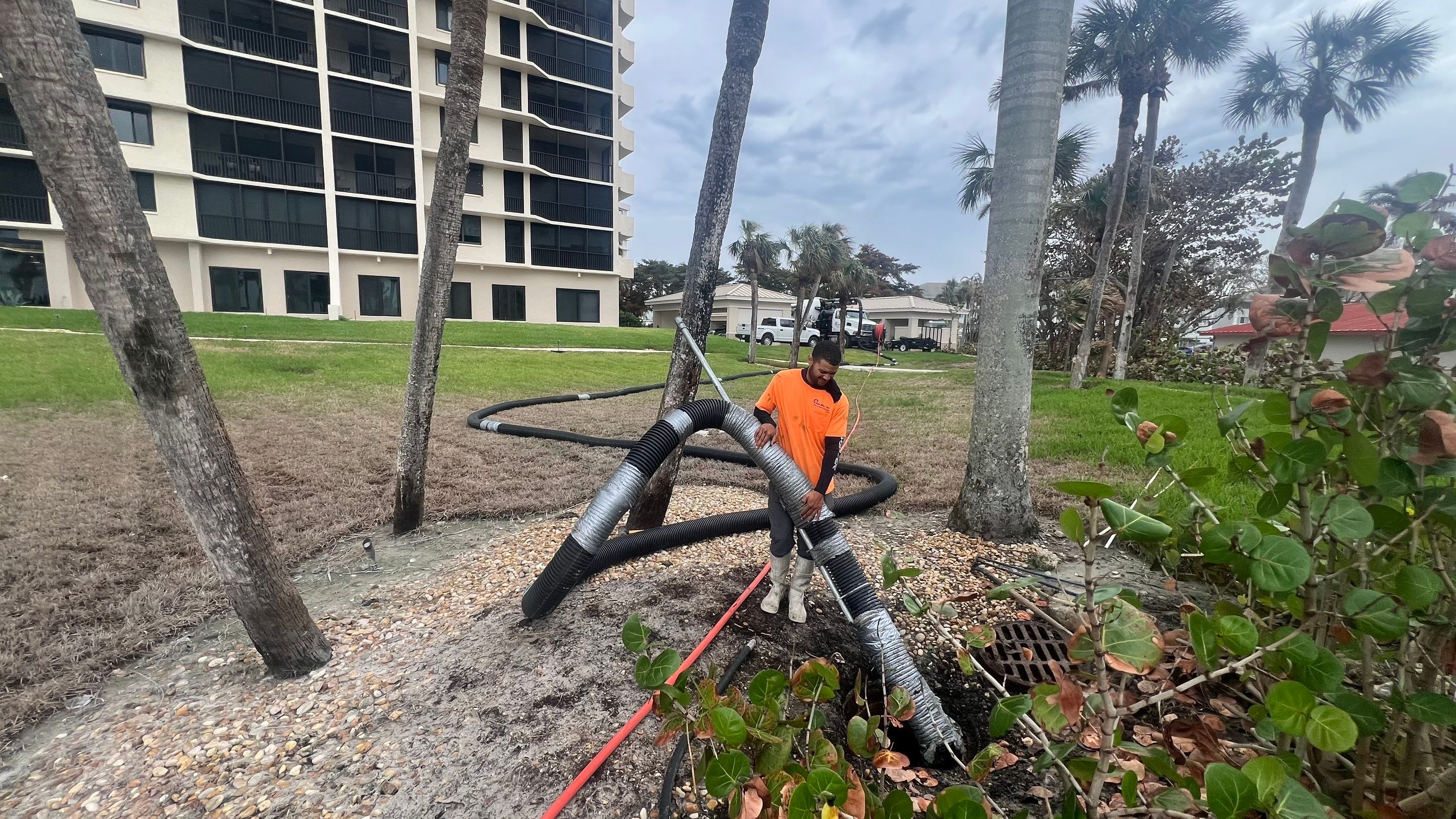 Condo Storm Water System Maintenance by APS Power & Water