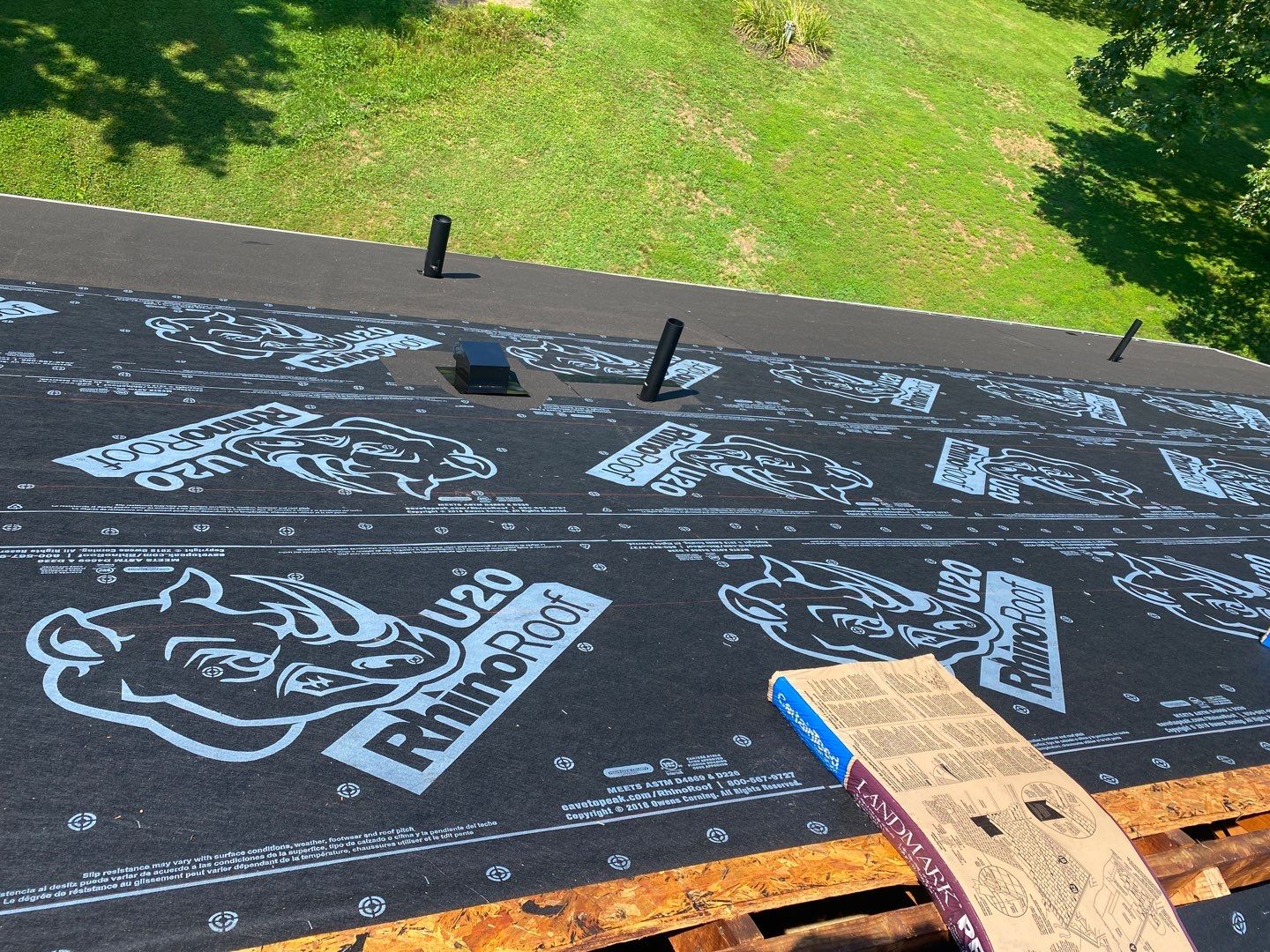 Residential Roofing Installation using CertainTeed Landmark Pro Series Shingles by Roof Right Inc