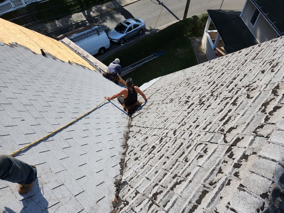 Residential Roofing Installation using Owens Corning TruDefinition by A Plus Exterior