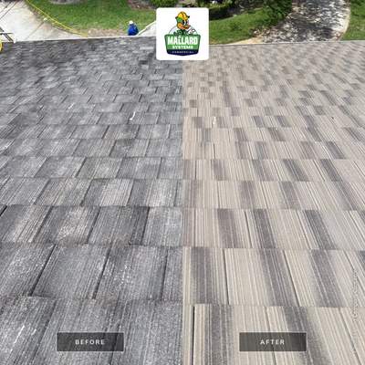 Flat Tile Roof Cleaning