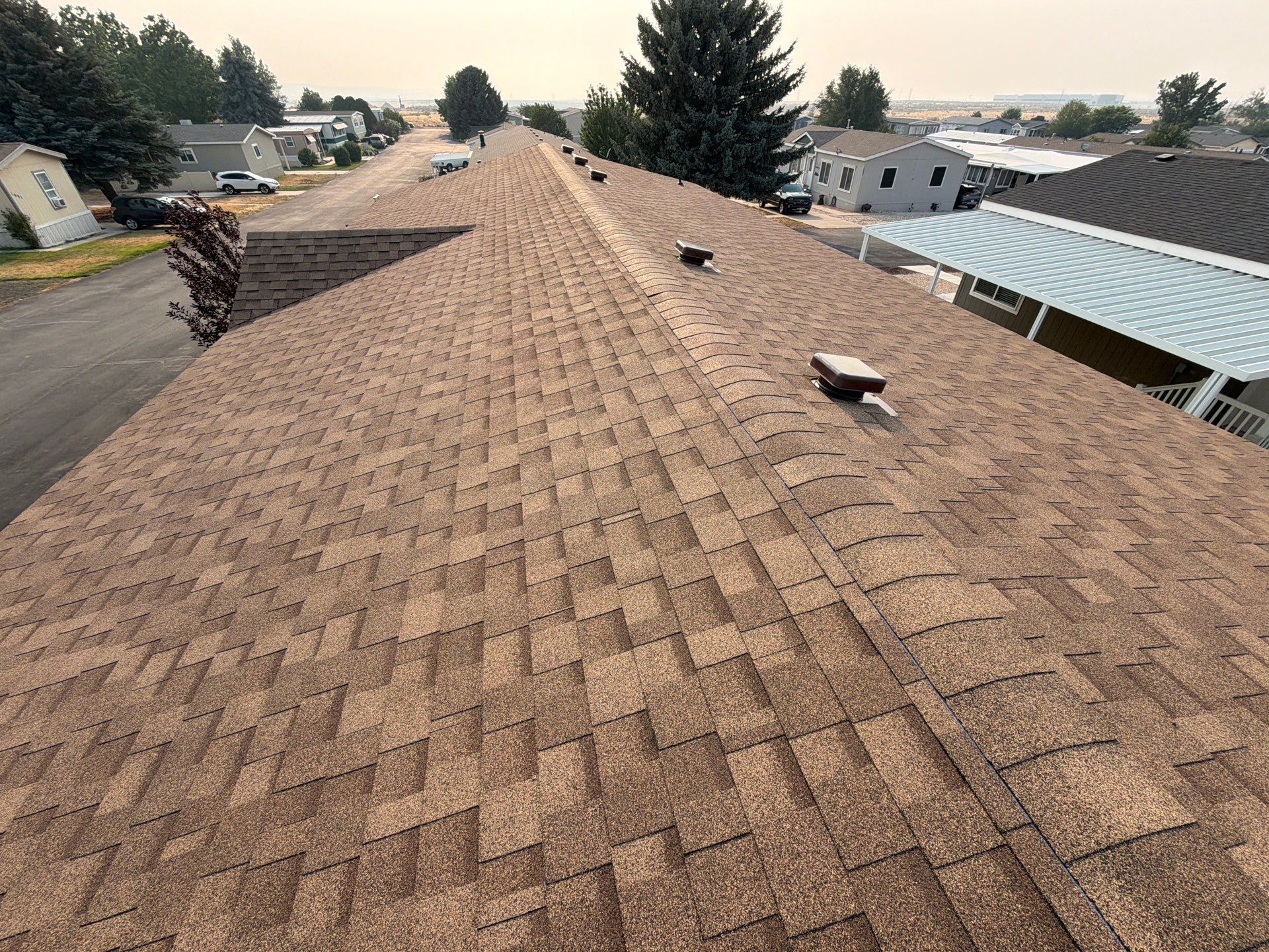 Residential Roof Replacement with Architectural Shingles in Boise by Olive Roofing