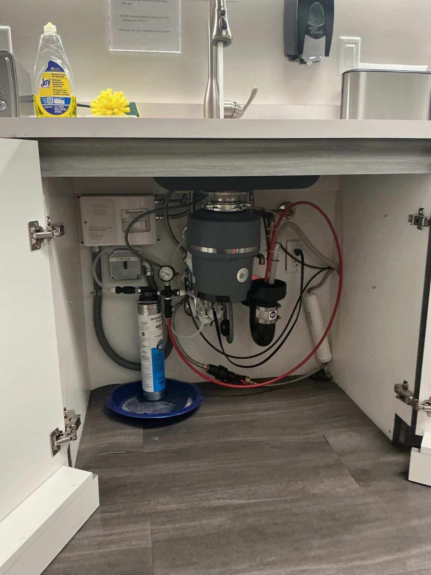 Commercial Breakroom Sink Backup by P&M Plumbing Inc.