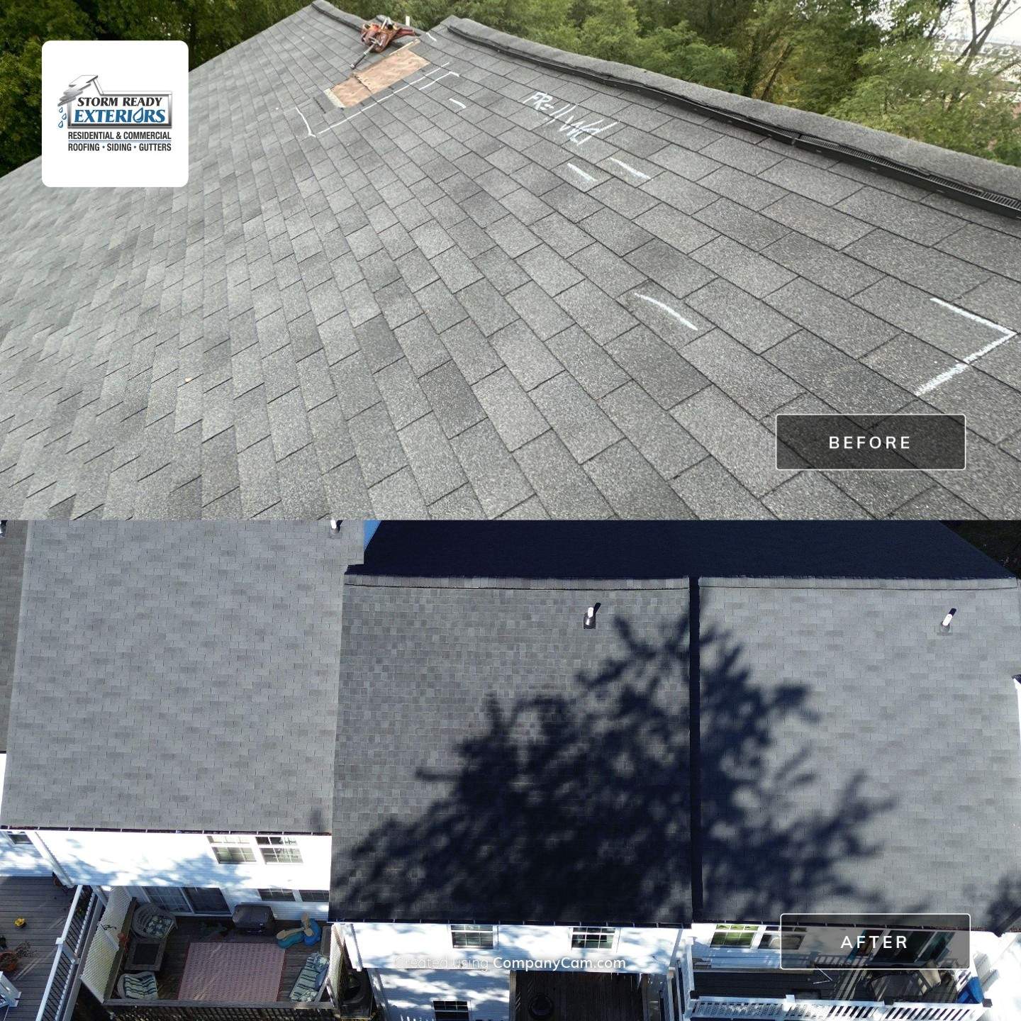 New Roof Install using Tamko Titan- Rustic Black in Chesapeake Beach, MD by Storm Ready Exteriors
