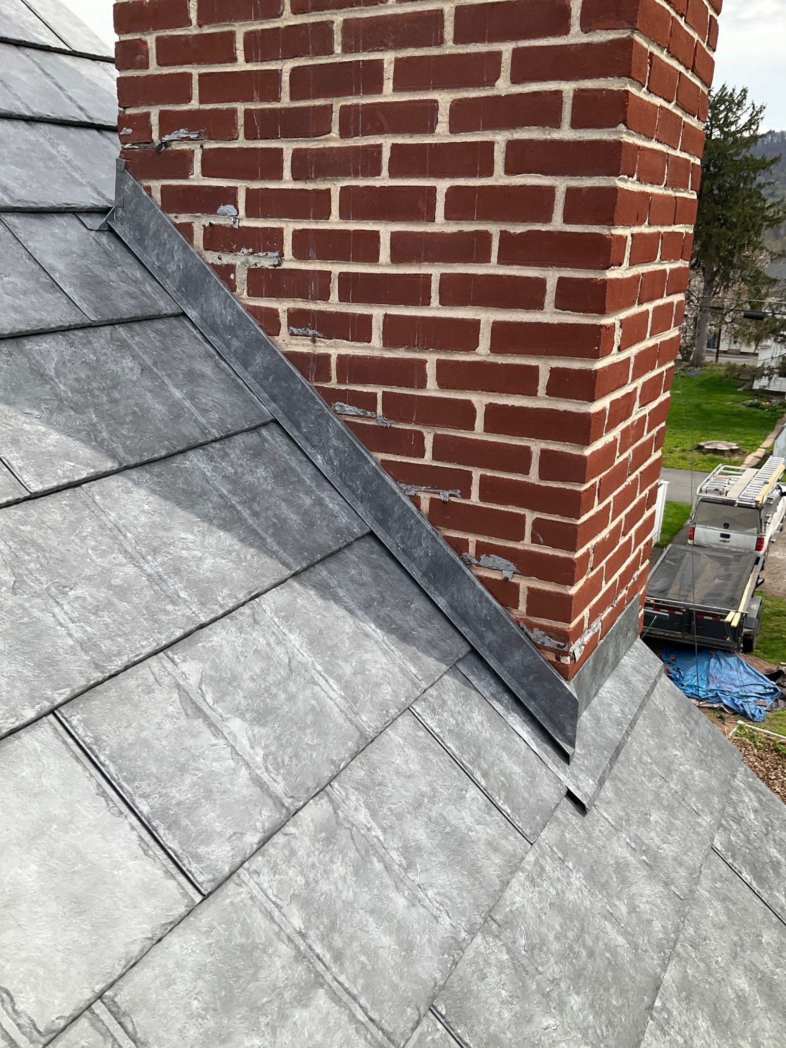 Ironstone Metal Slate Installation by Esh Builders