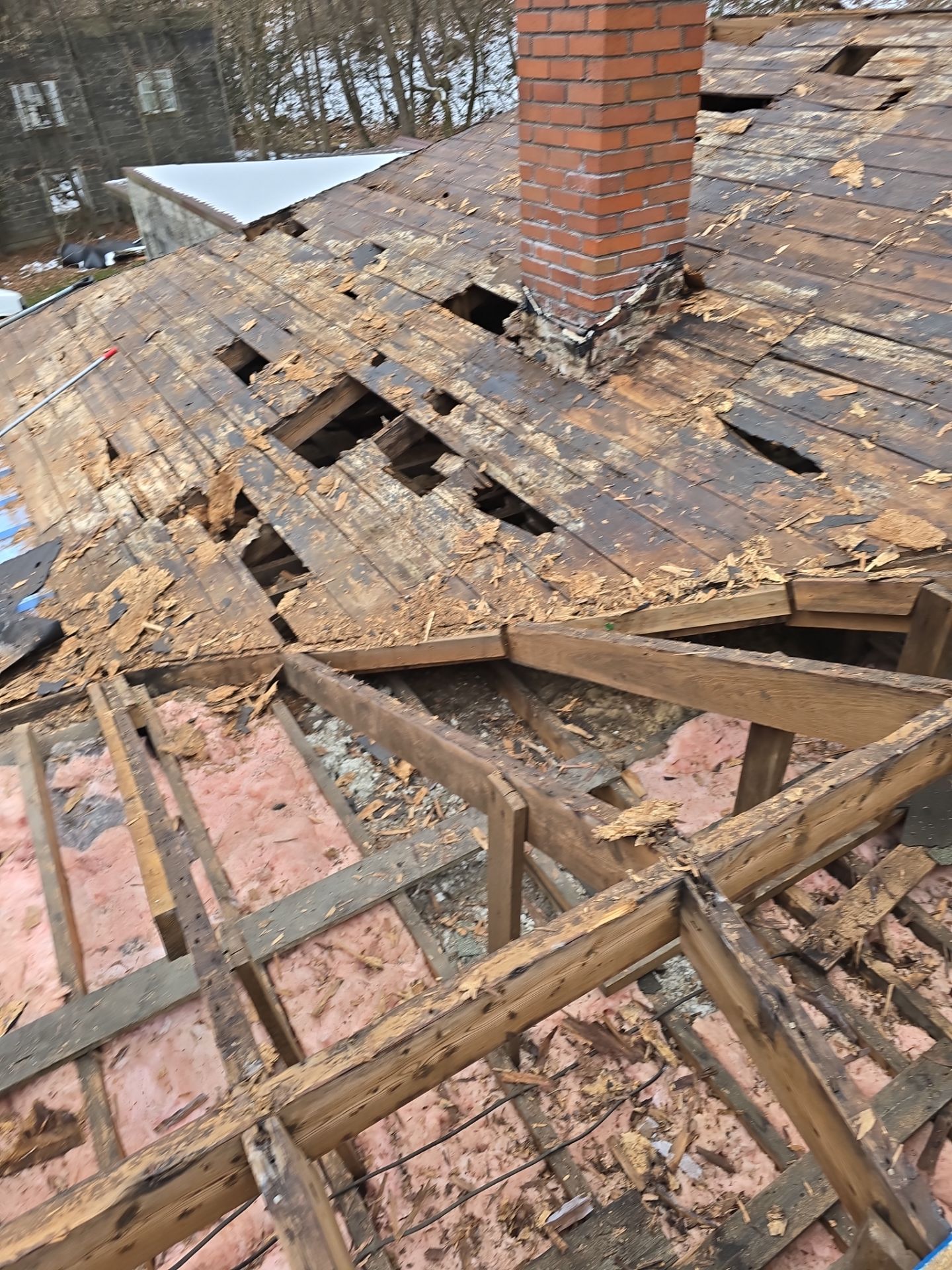 Residential Roofing Installation using GAF Timberline HDZ Oyster Grey by Rainstoppers Roofing