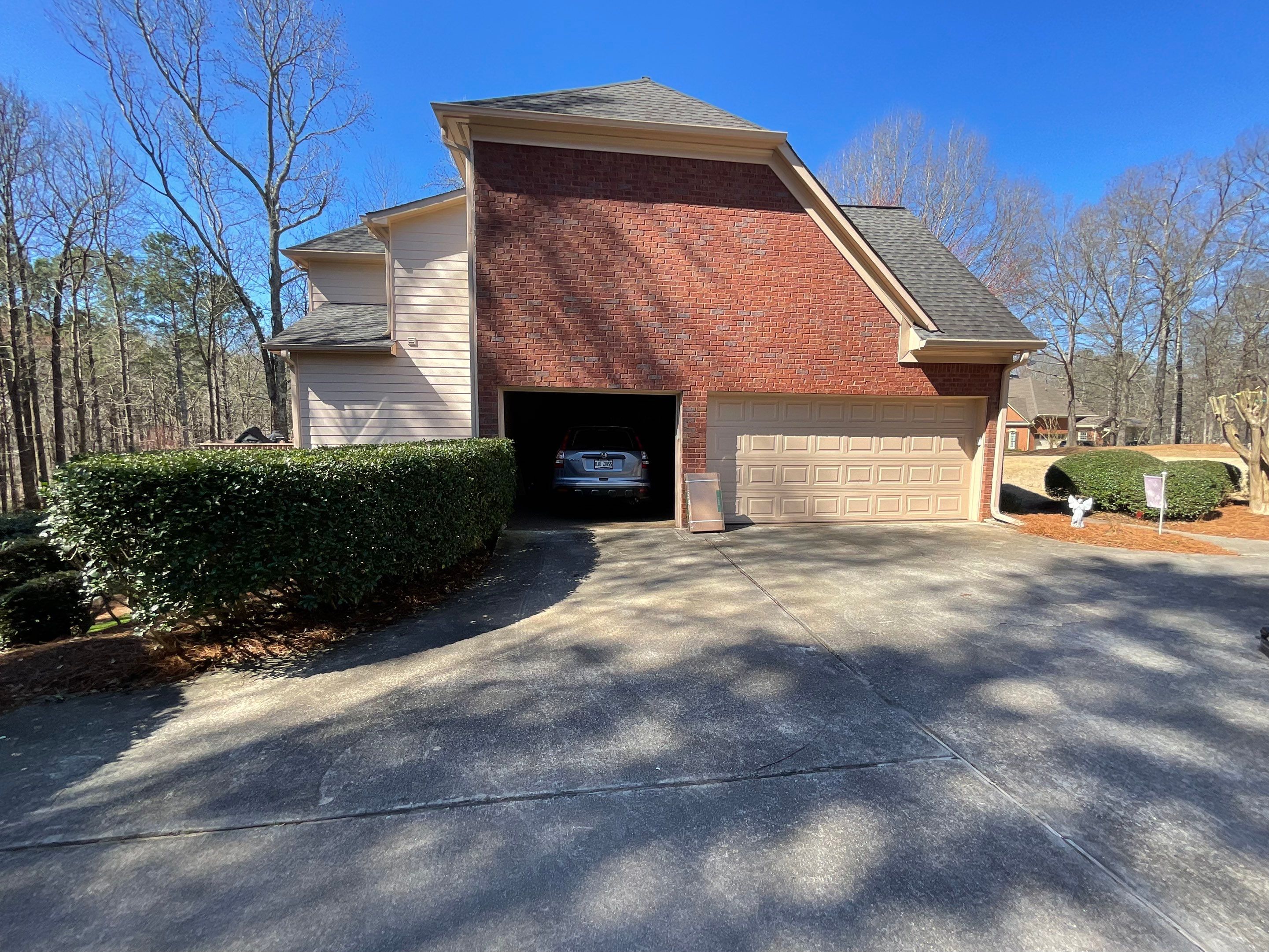 Exterior Painting and Trim Refresh for Suwanee Brick Home by Swift Home Renovations