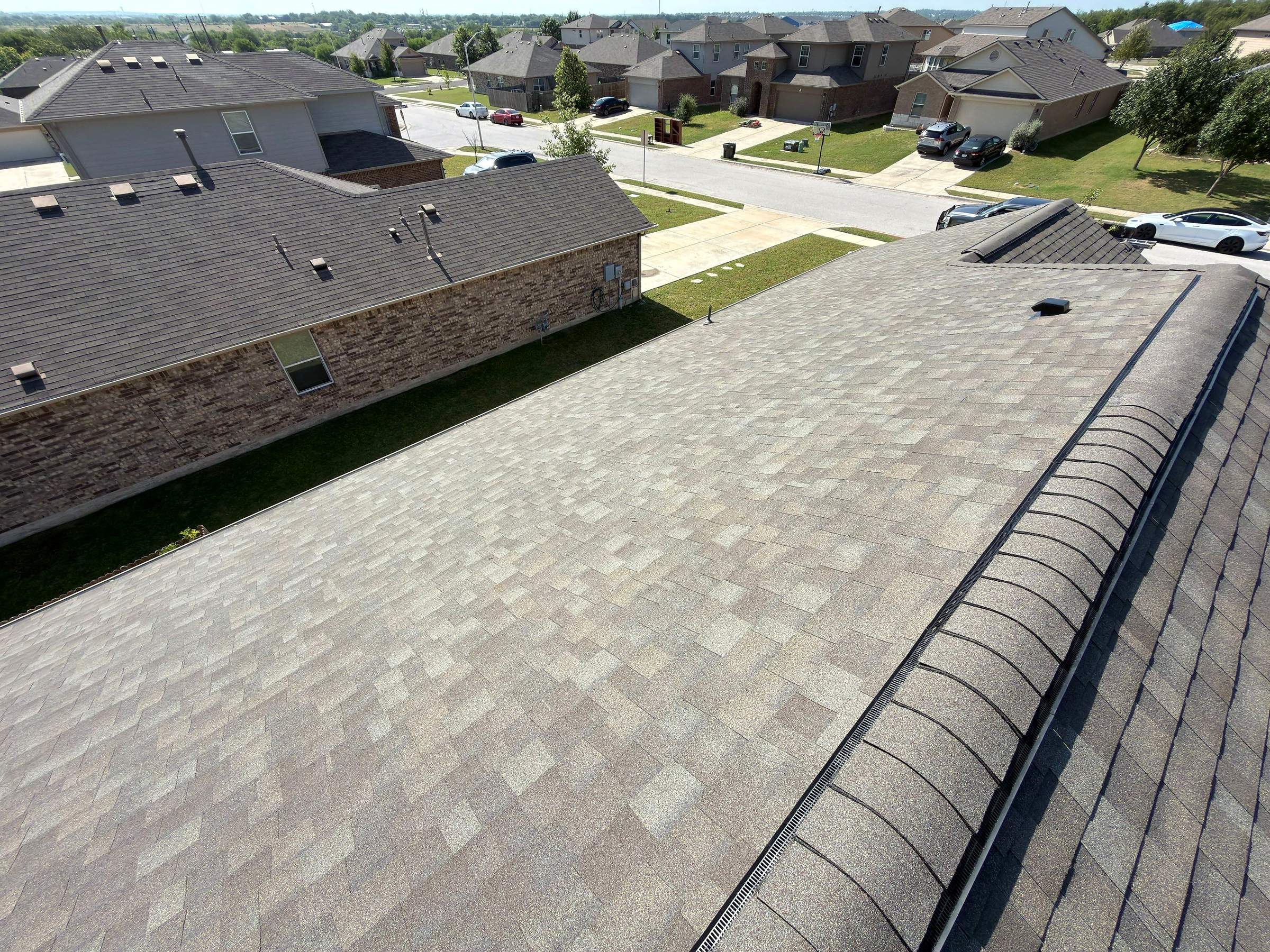 Driftwood Oakridge Roof Replacement in Kyle by Skywall Construction LLC