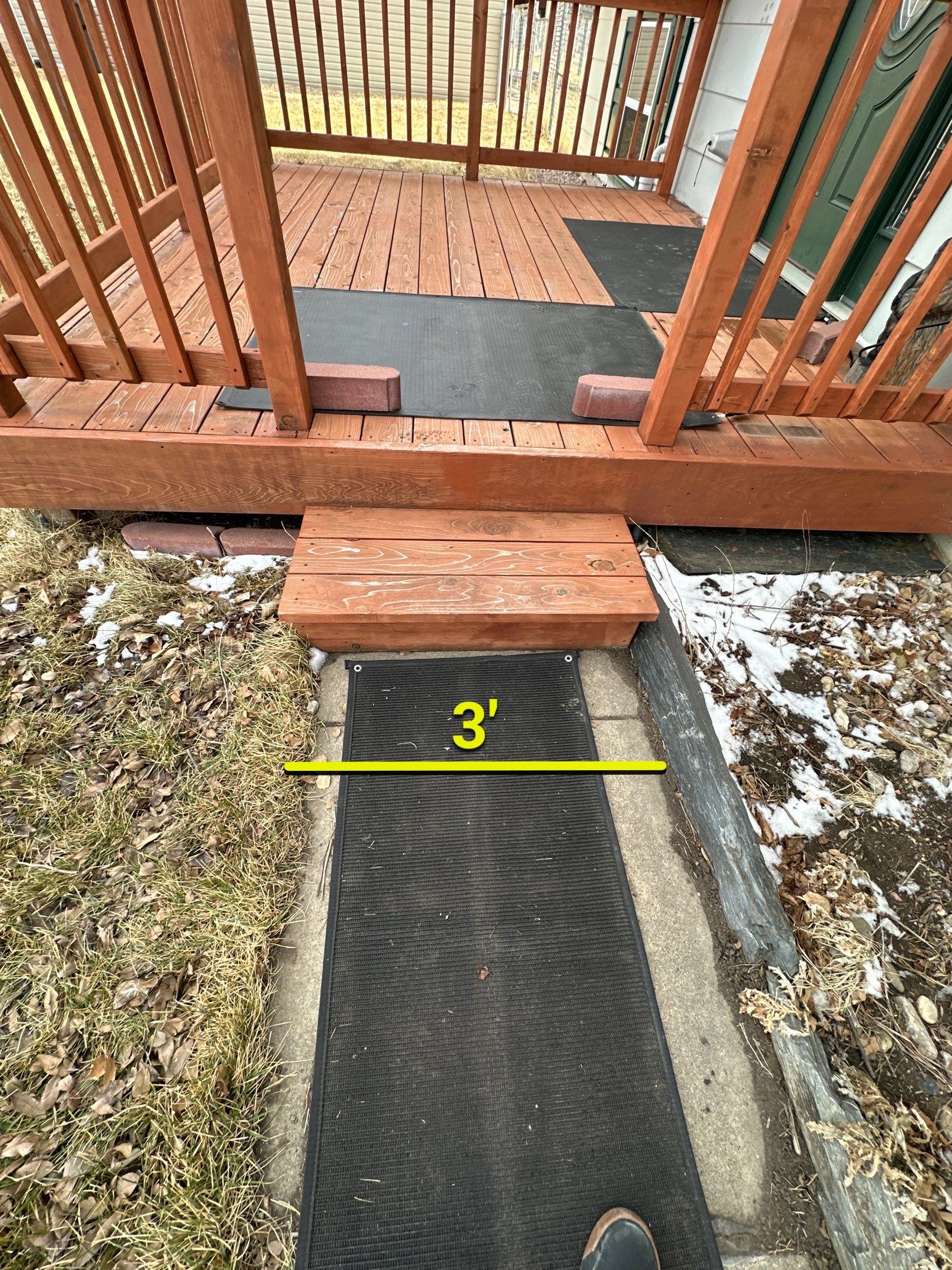 Deck Installation using Trex by Weather-Tite Exteriors LLC