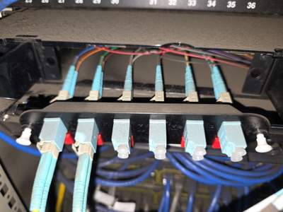 Structured cabling installation by CimaSolutions