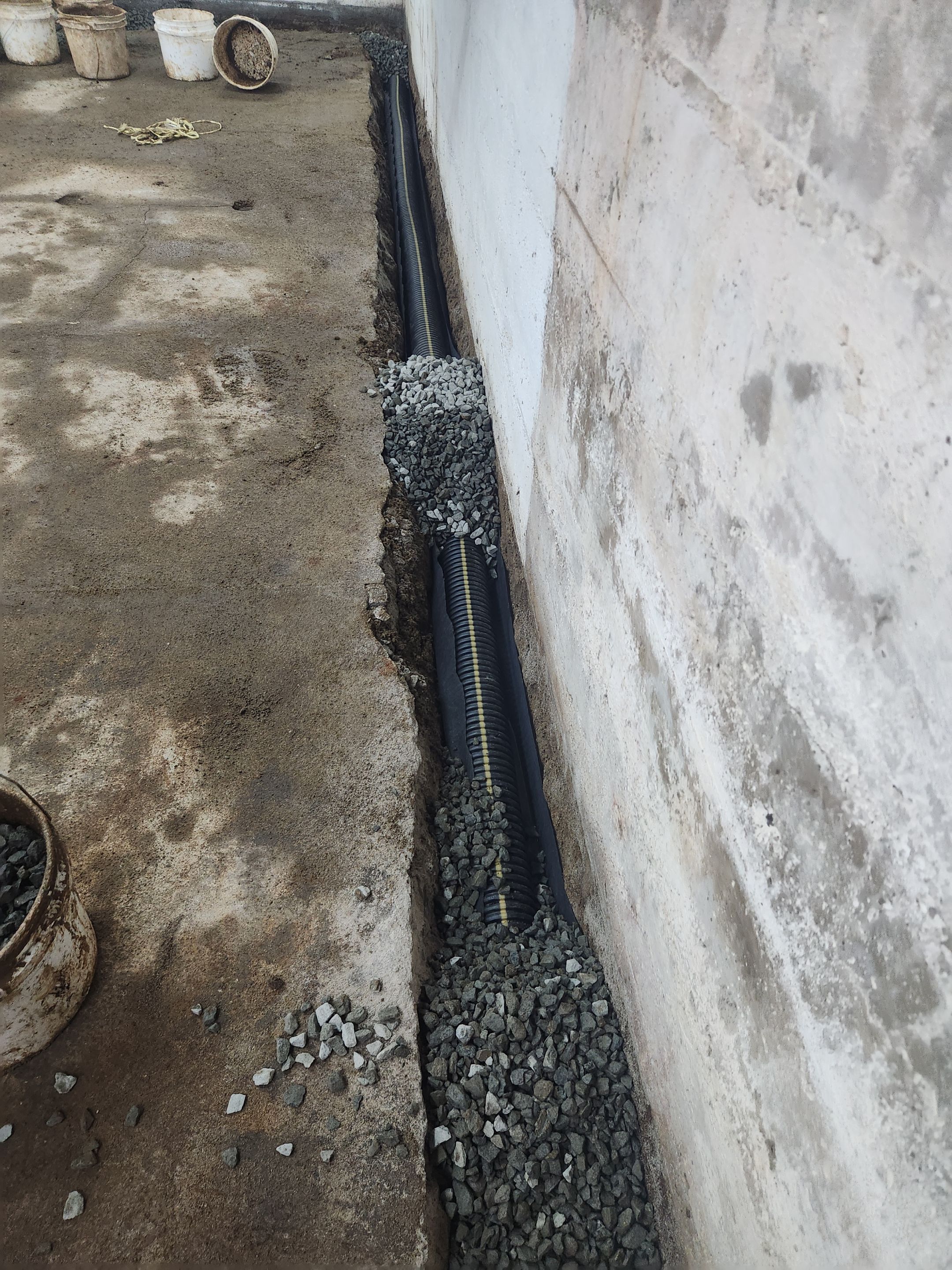 Interior French Drain Boonton NJ by Pure Service Pro, LLC 
