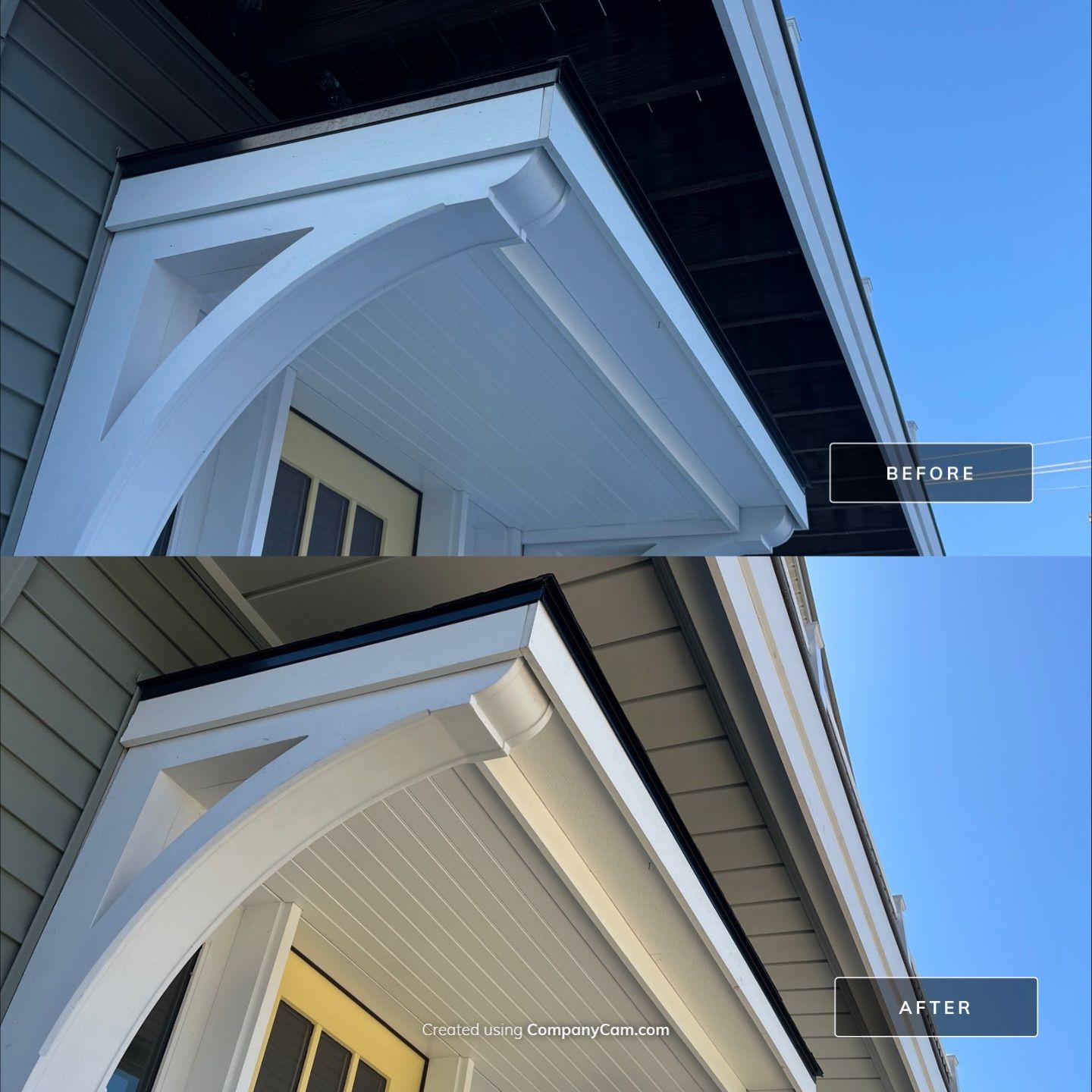 Custom Underdecking System and Soffit Installation in Charlevoix, Michigan by Rainbow Seamless Systems