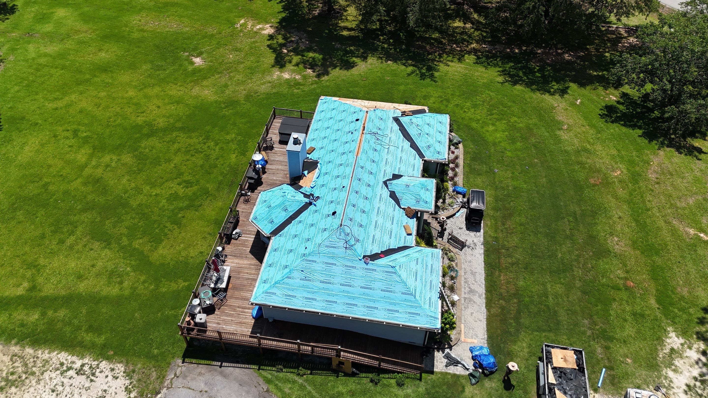 Asphalt Shingle Roof Replacement and Decking Repair in Edgefield by Roofers LLC
