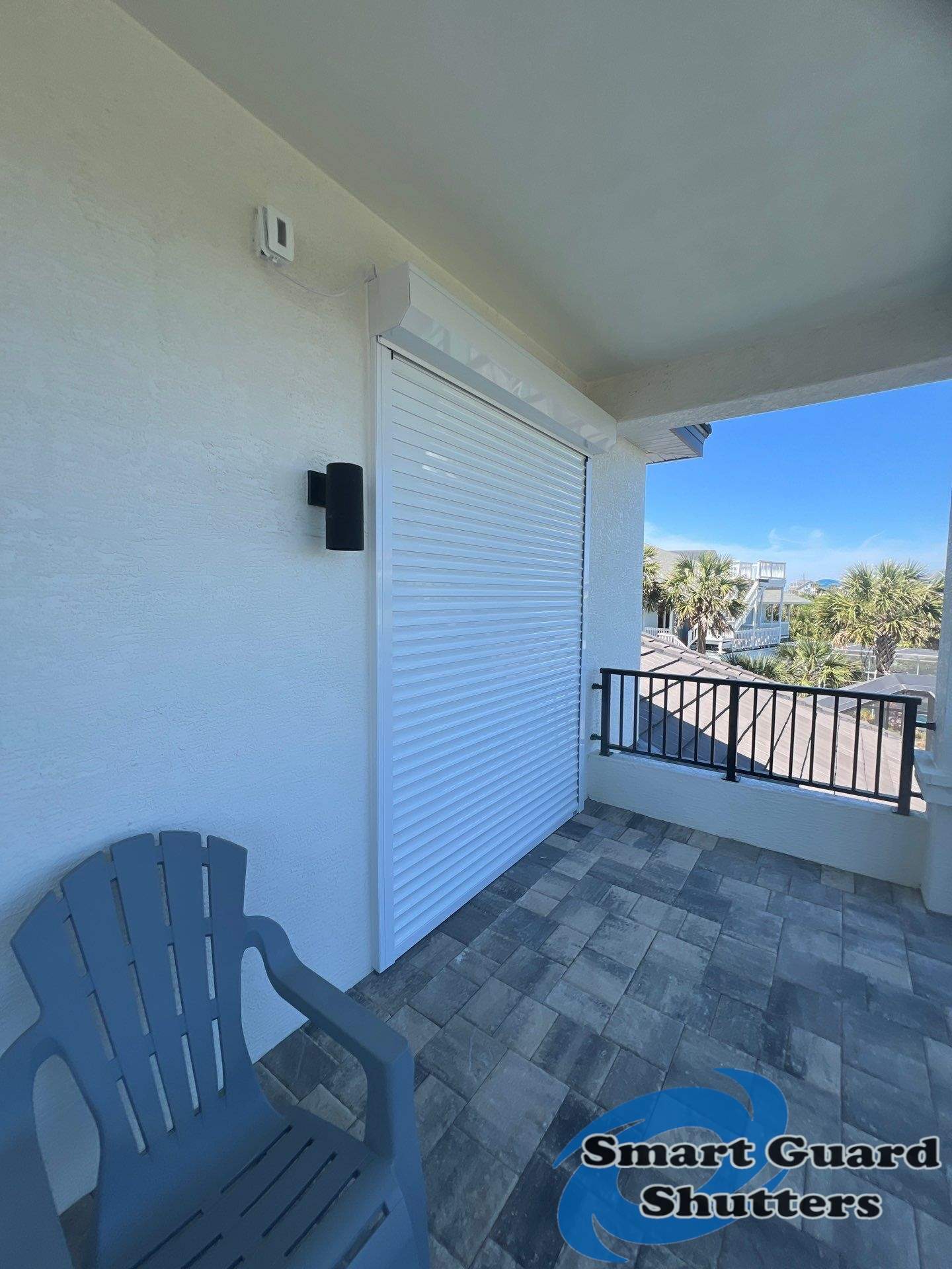 Rolling Shutter in White by Smart Guard Shutters