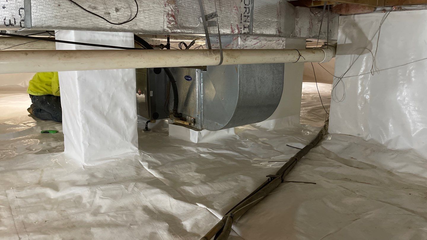 Crawl Space Waterproofing & Encapsulation using GrateProducts by Toledo Basement Repair