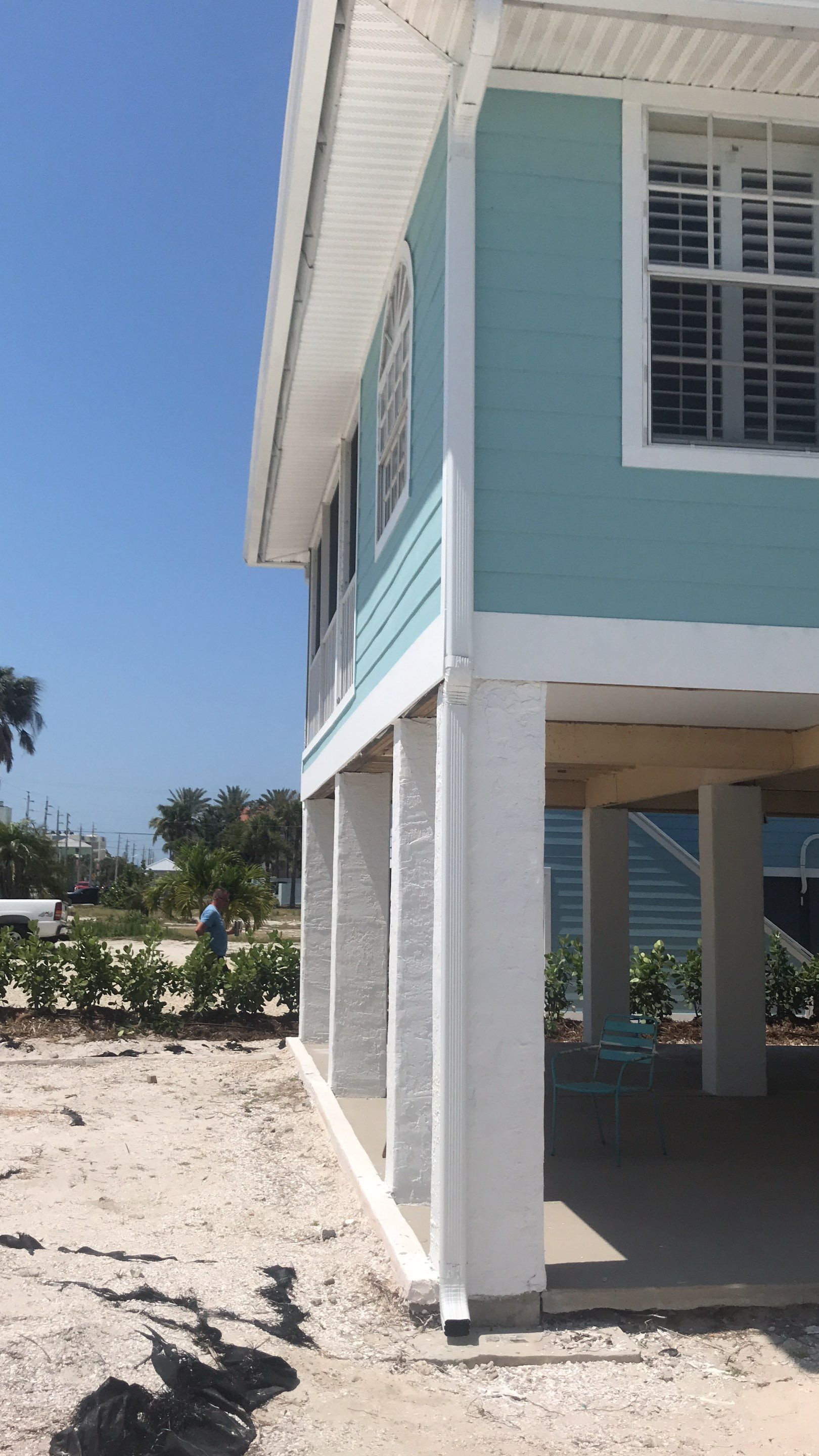 Downspout Installation for Two-Story Homes in Fort Myers FL by Gutter Professors