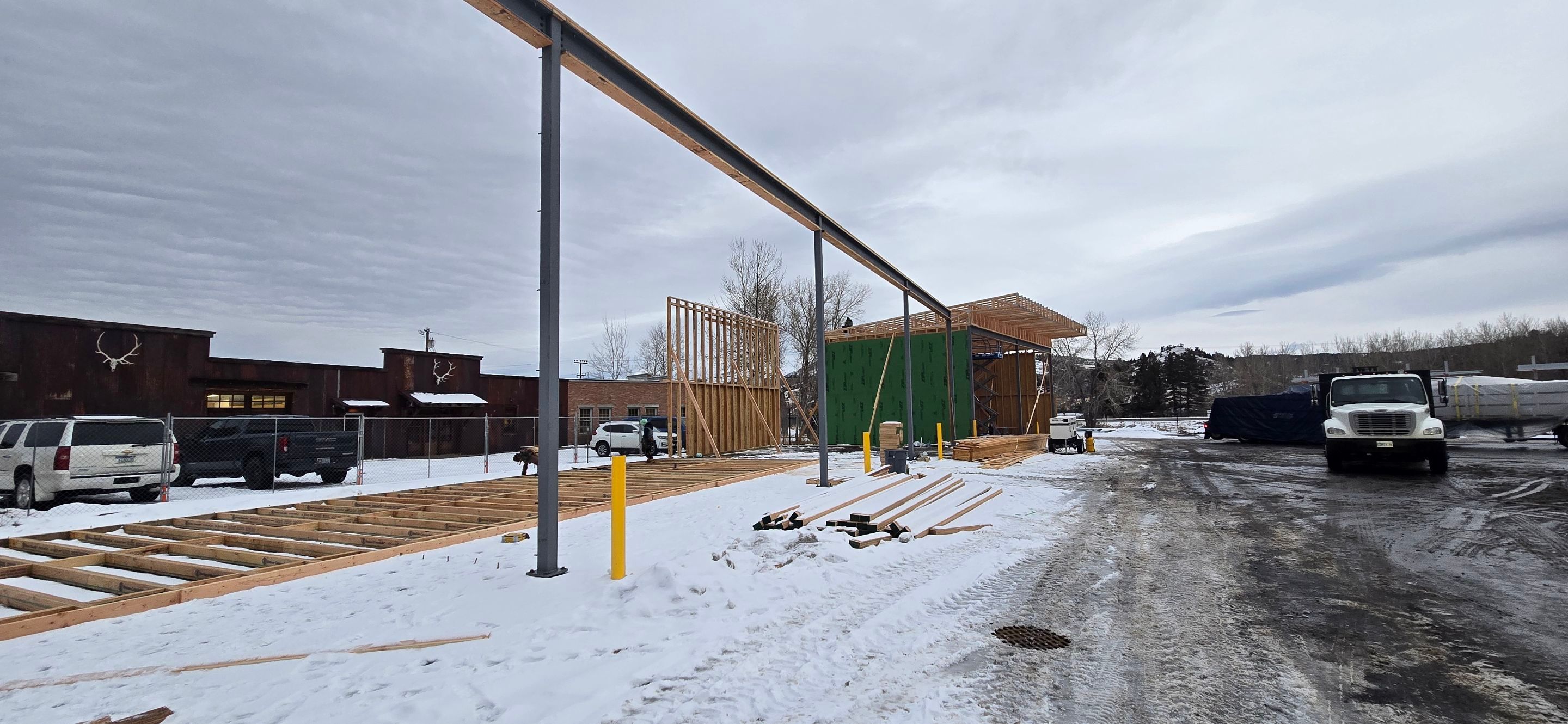 Foundation Building Material Slips by Blue Room Construction LLC