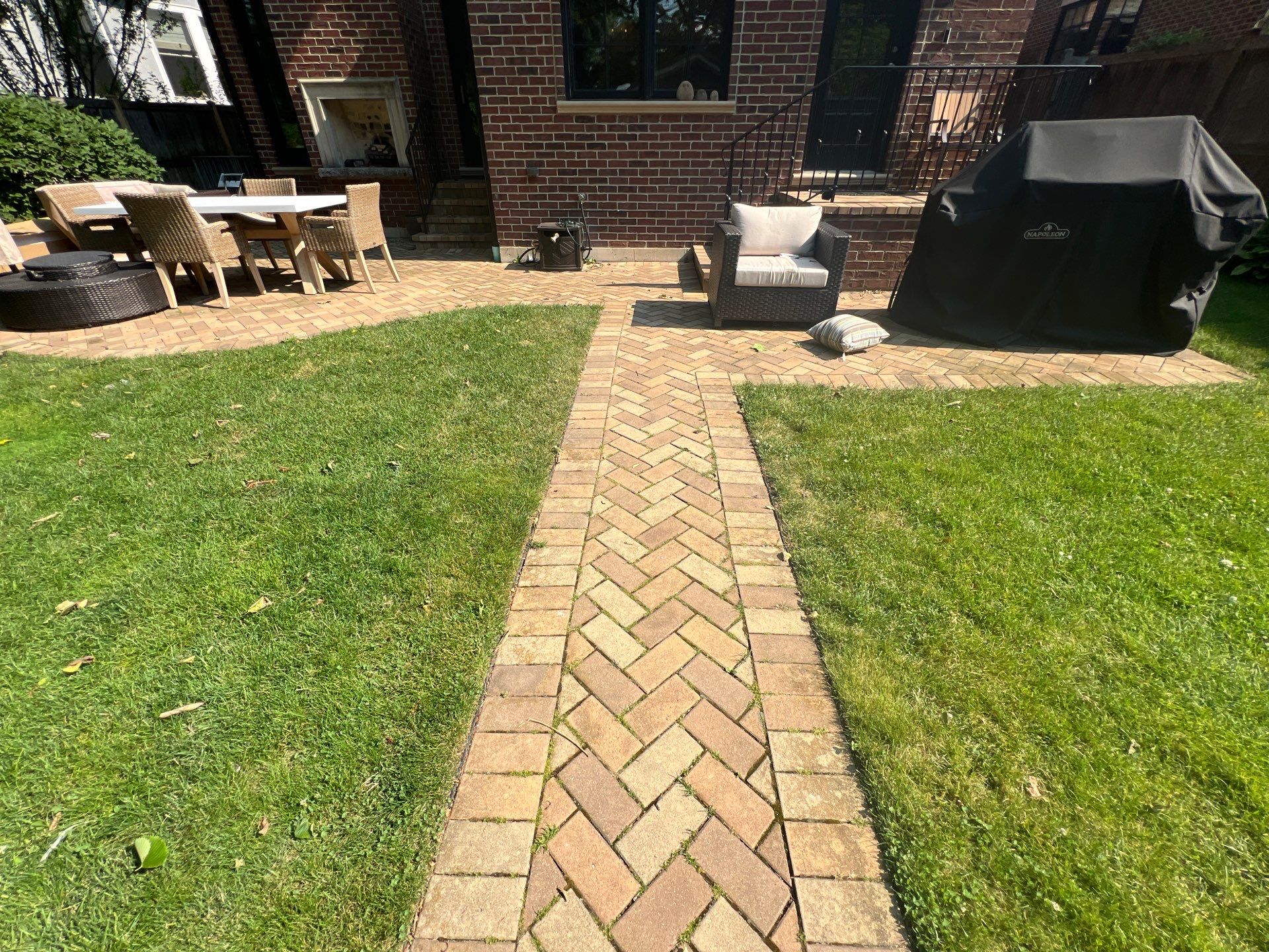 brick paver repair  using Structure bond Techniseal by Northern Power Washing LLC.