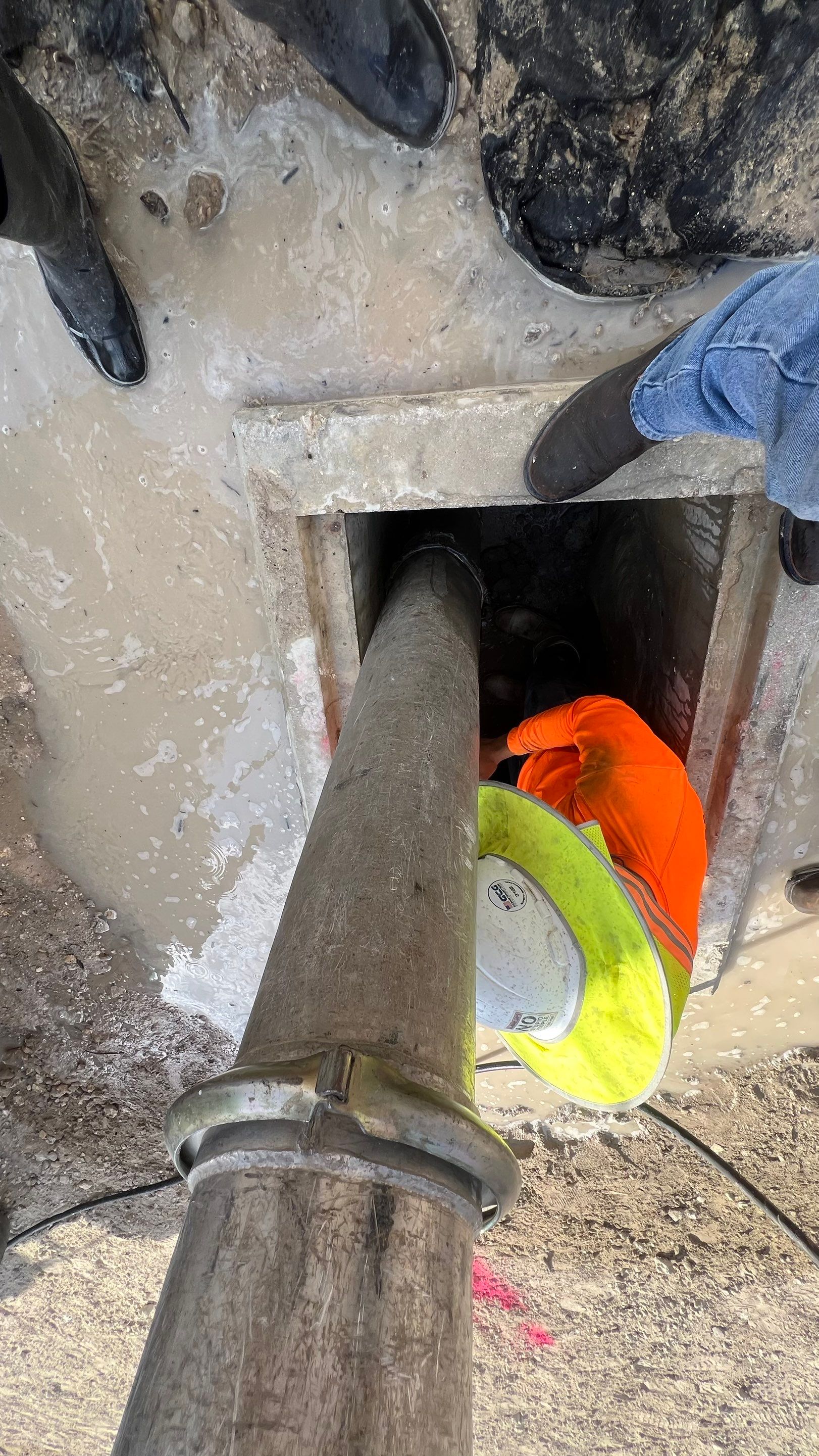 New Construction Stormwater Catch Basin Cleaning by APS Power & Water