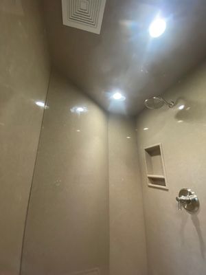 Cave Shower Replaced with Onyx