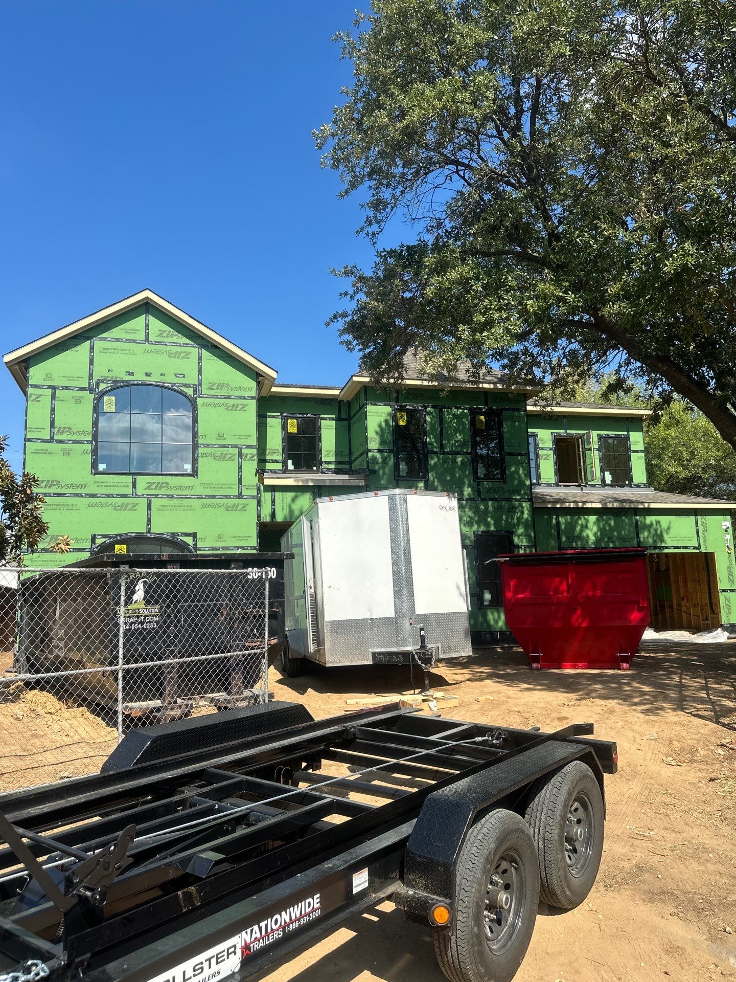 Another beautiful custom home in Dallas fully encapsulated ✔️ by Apex Insulation Solutions