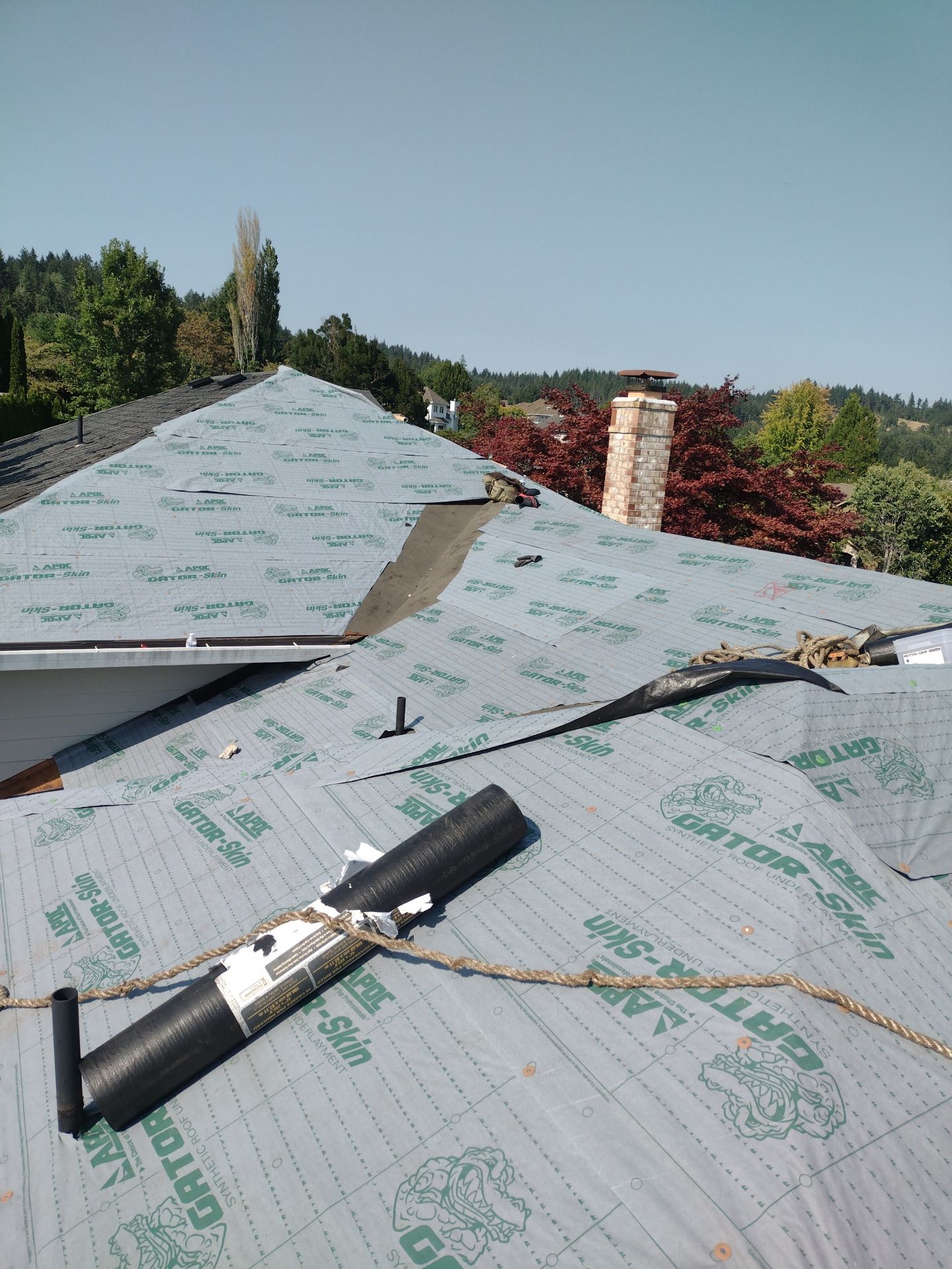 Residential Roofing Installation using IKO Dynasty (Color: Granite Black) by Orezona Building & Roofing Company, Inc.