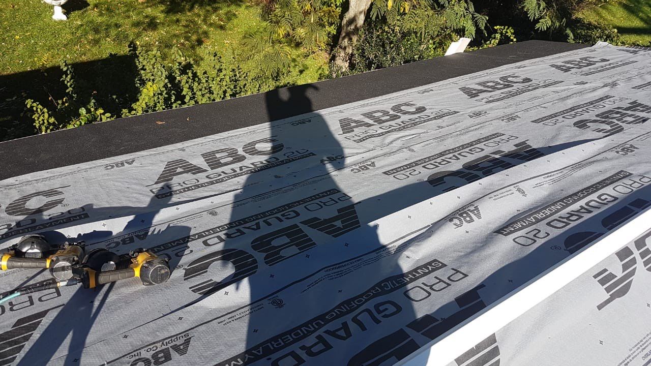 Residential Roofing Installation using Owens Corning TruDefinition by A Plus Exterior