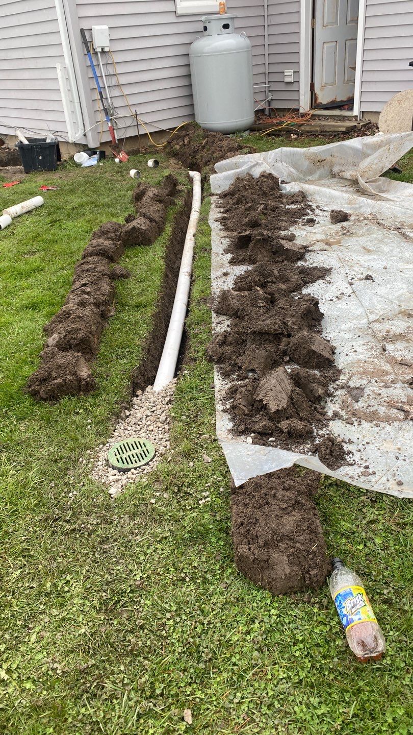 Crawl space encapsulation and Waterproofing using GrateDrain Waterproofing System by Toledo Basement Repair 