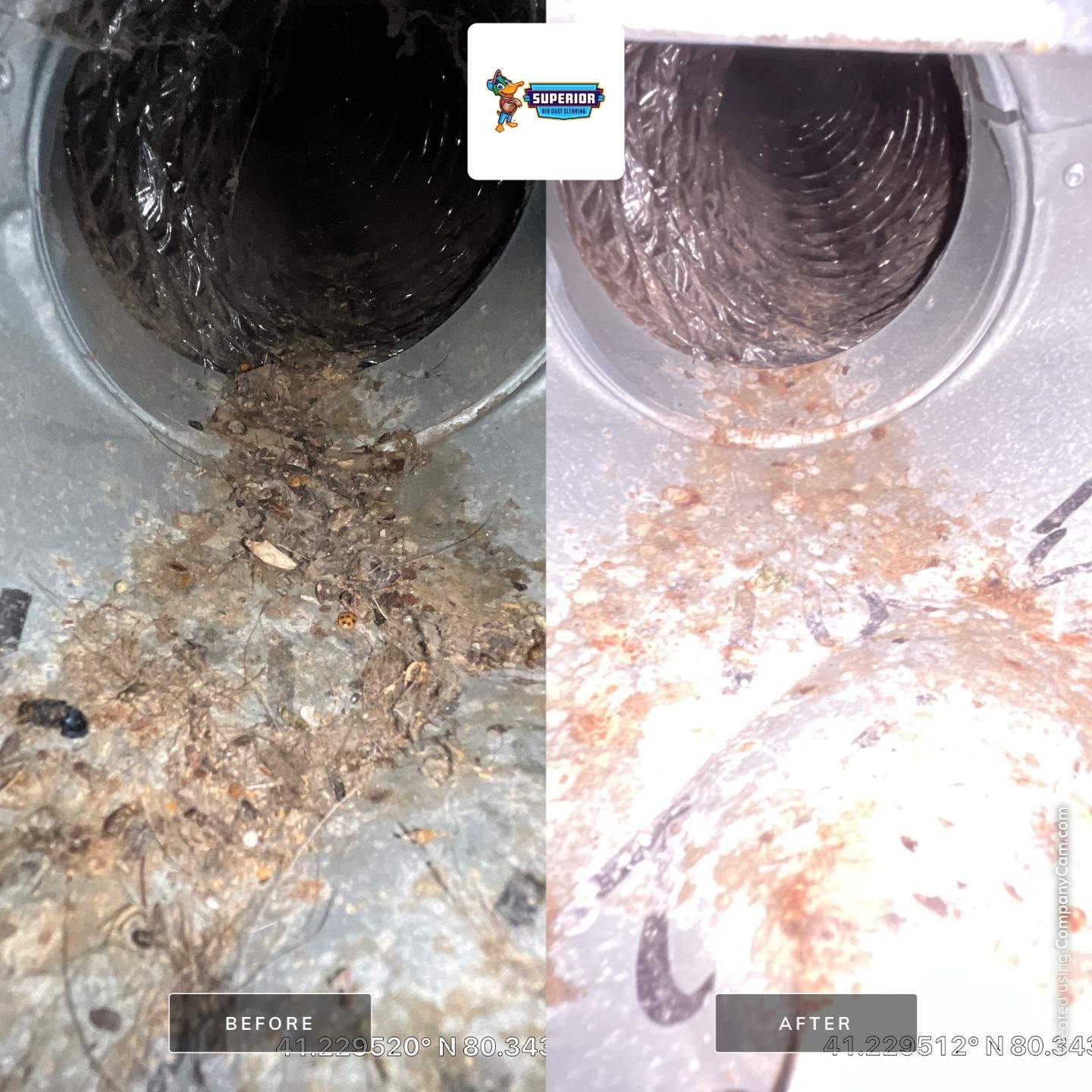 Air Duct Cleaning With a Vacuum Truck in Mercer, PA by Superior Air Duct Cleaning