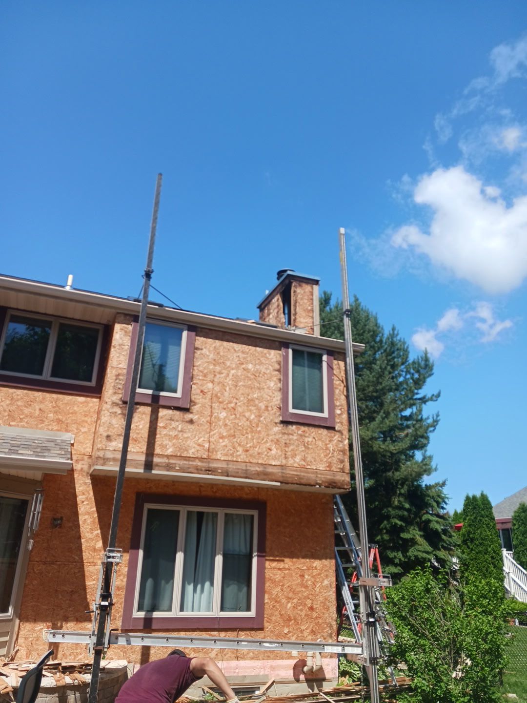 Bye Bye Cedar Siding ! Hello Misty Shadow!  by Gellings Roofing & Siding