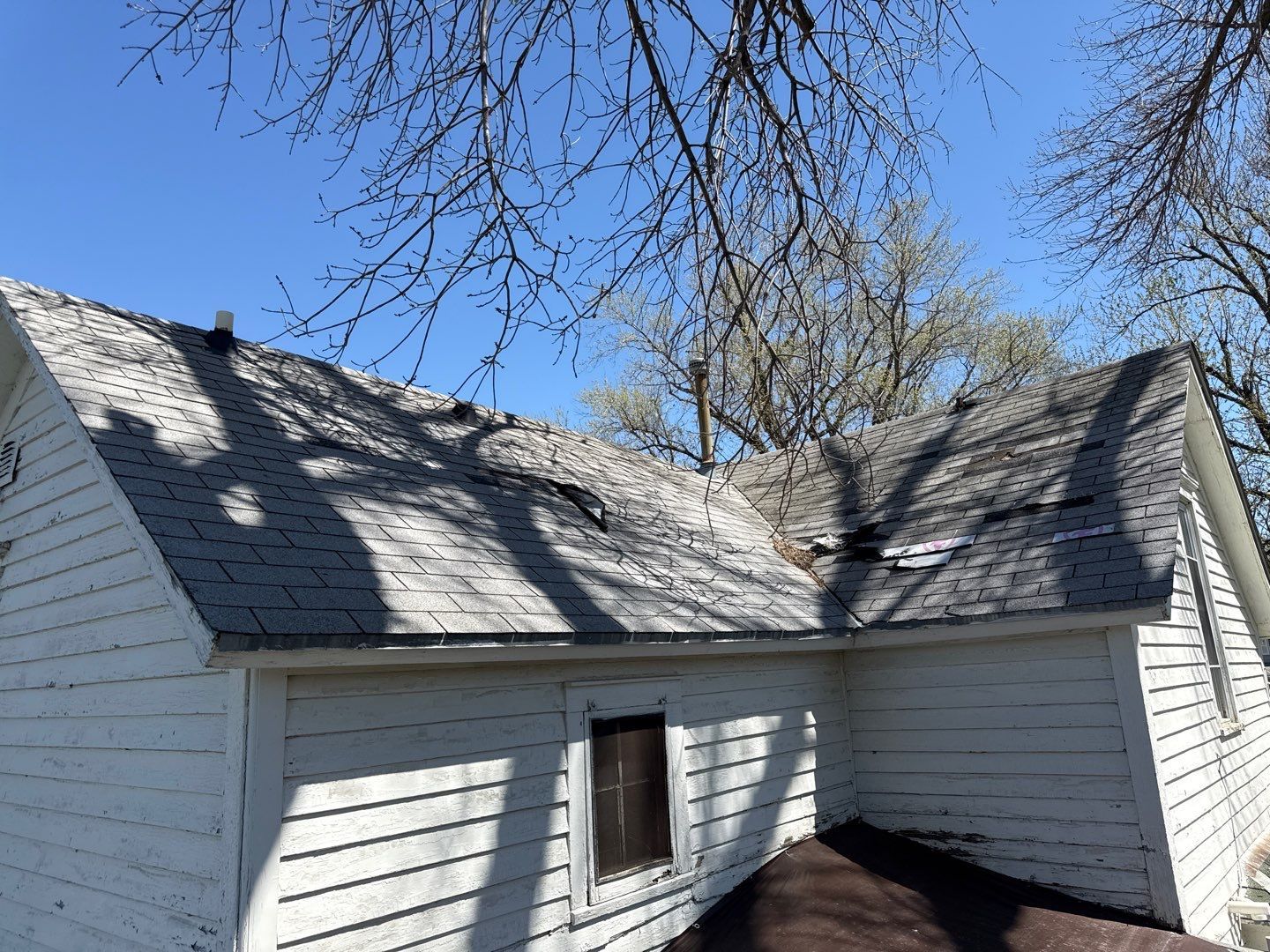 Roof Replacement with Structural Repairs in West Point, NE by Crows Roofing LLC