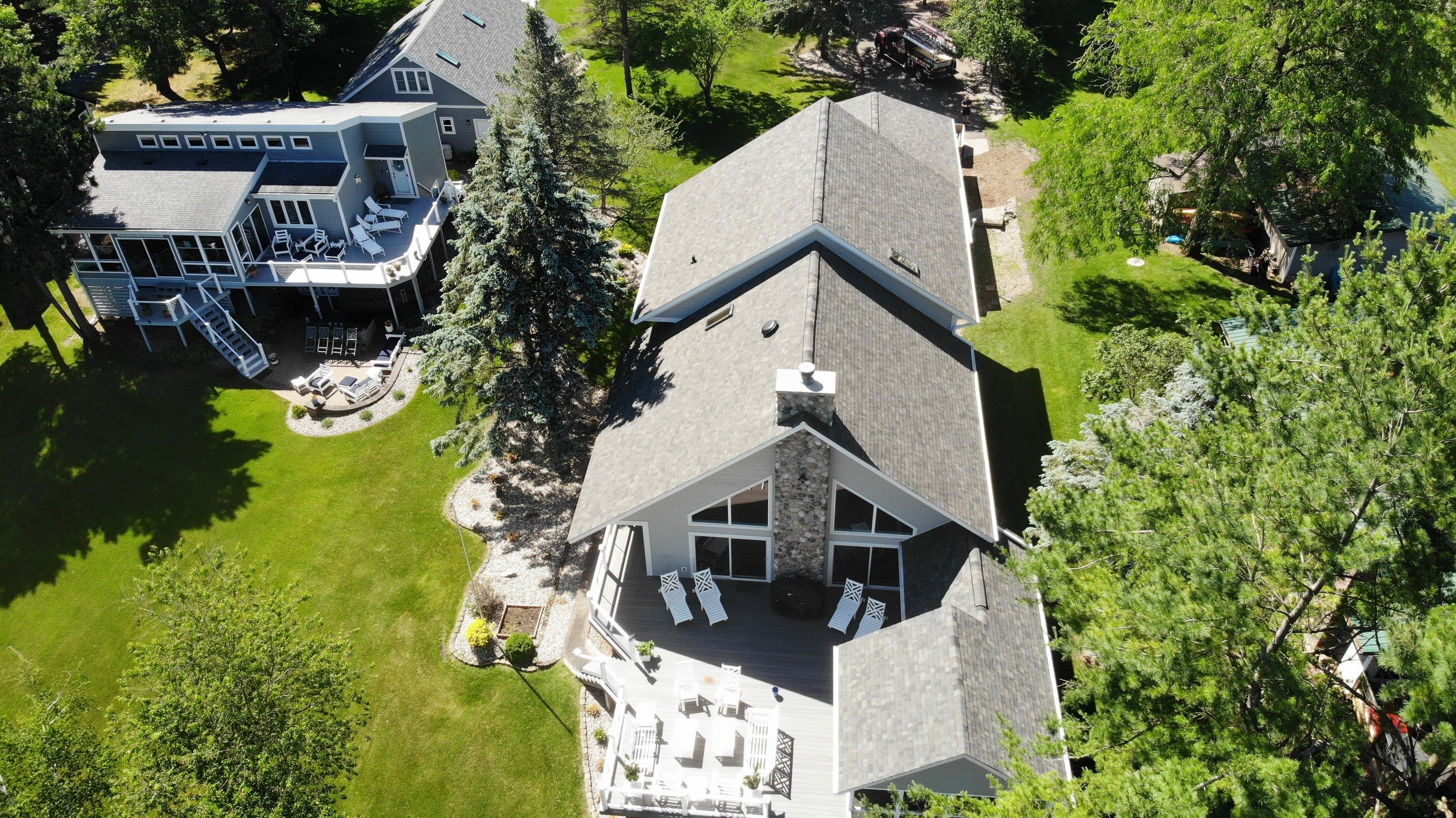 Nekoosa Residential Roof Replacement with Architectural Shingles and Skylights by Mr Roof & Remodeling Co