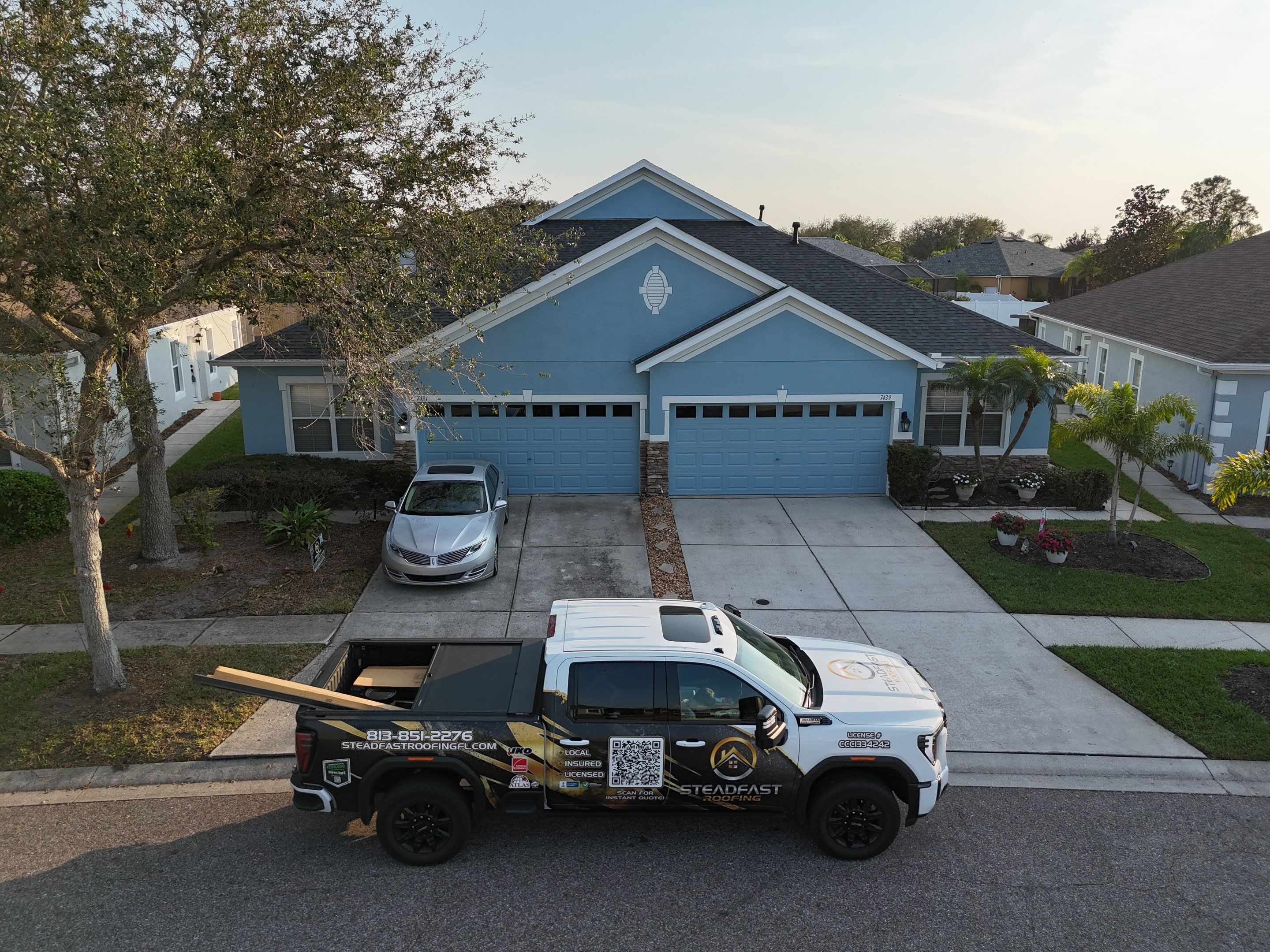 Roof Replacement in Apollo Beach, FL. by Steadfast Roofing