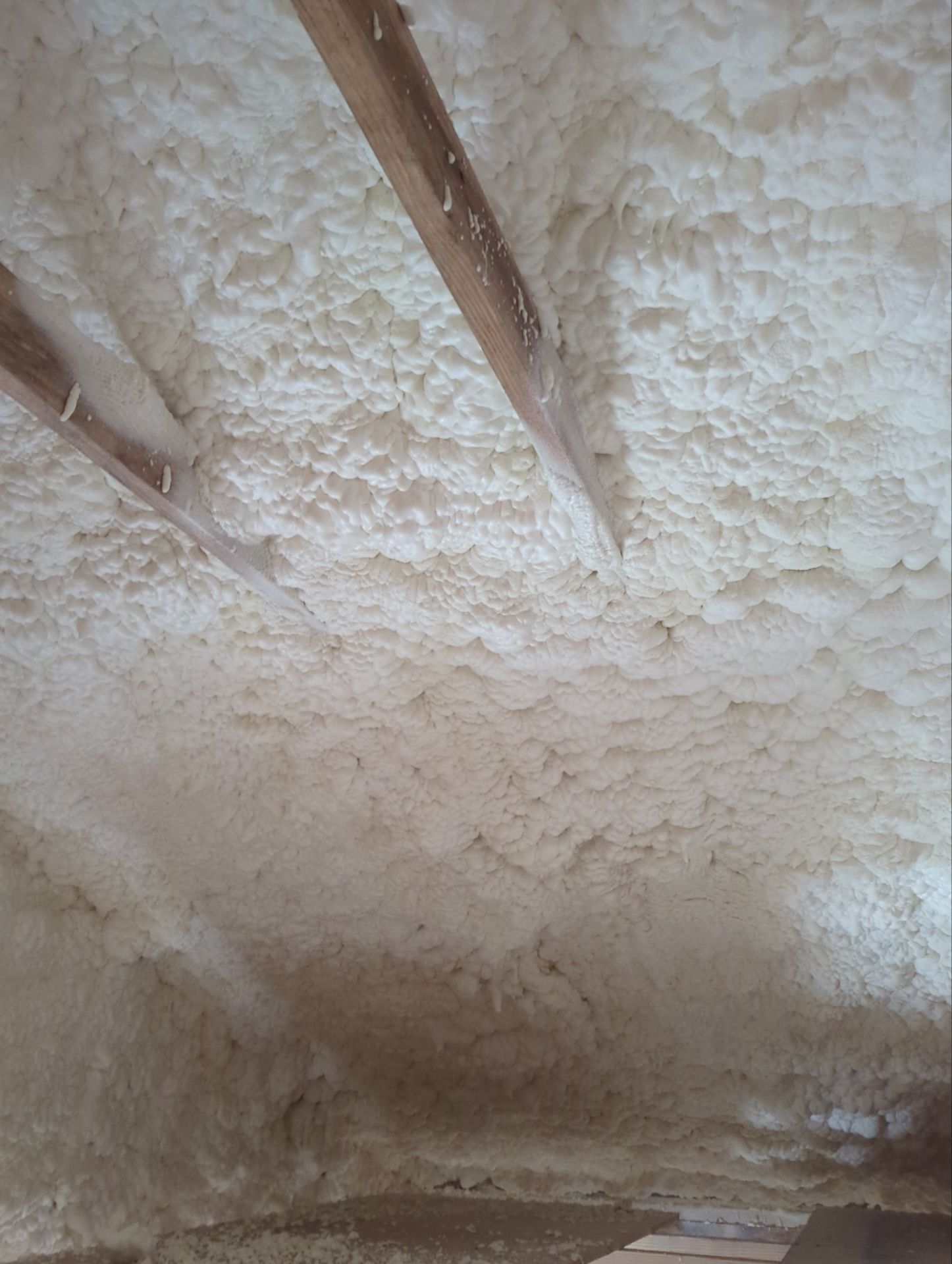 Basement Exterior Walls using Closed Cell Spray Foam by NYS Foam & Energy