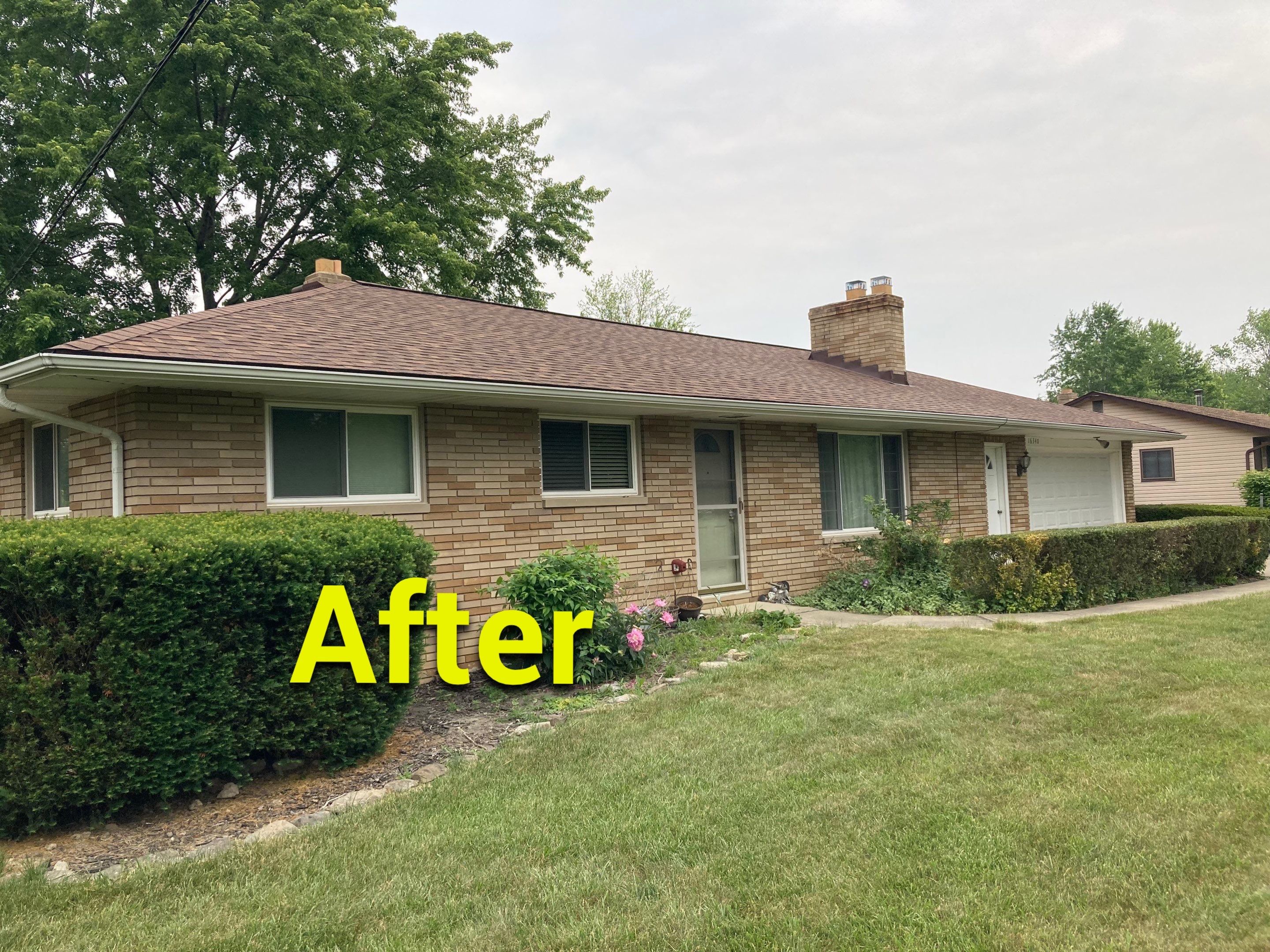 Residential Roof Replacement using Owens Corning, Desert Rose by Absolute Roofing and Construction