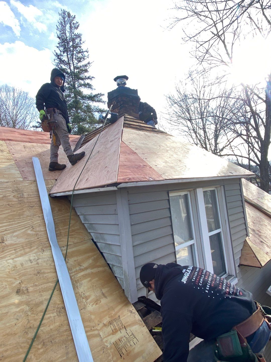Residential Roofing Installation using Owens Corning TruDefinition Duration - Onyx Black by A Plus Exterior