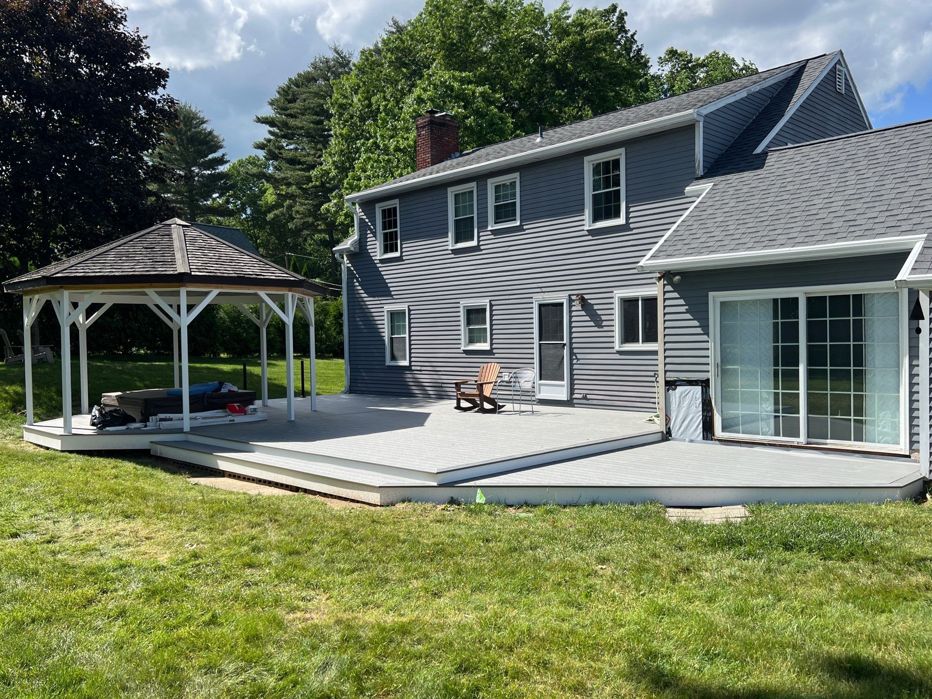 Deck Repair using Trex Select Decking by Chagnon Building & Remodeling LLC