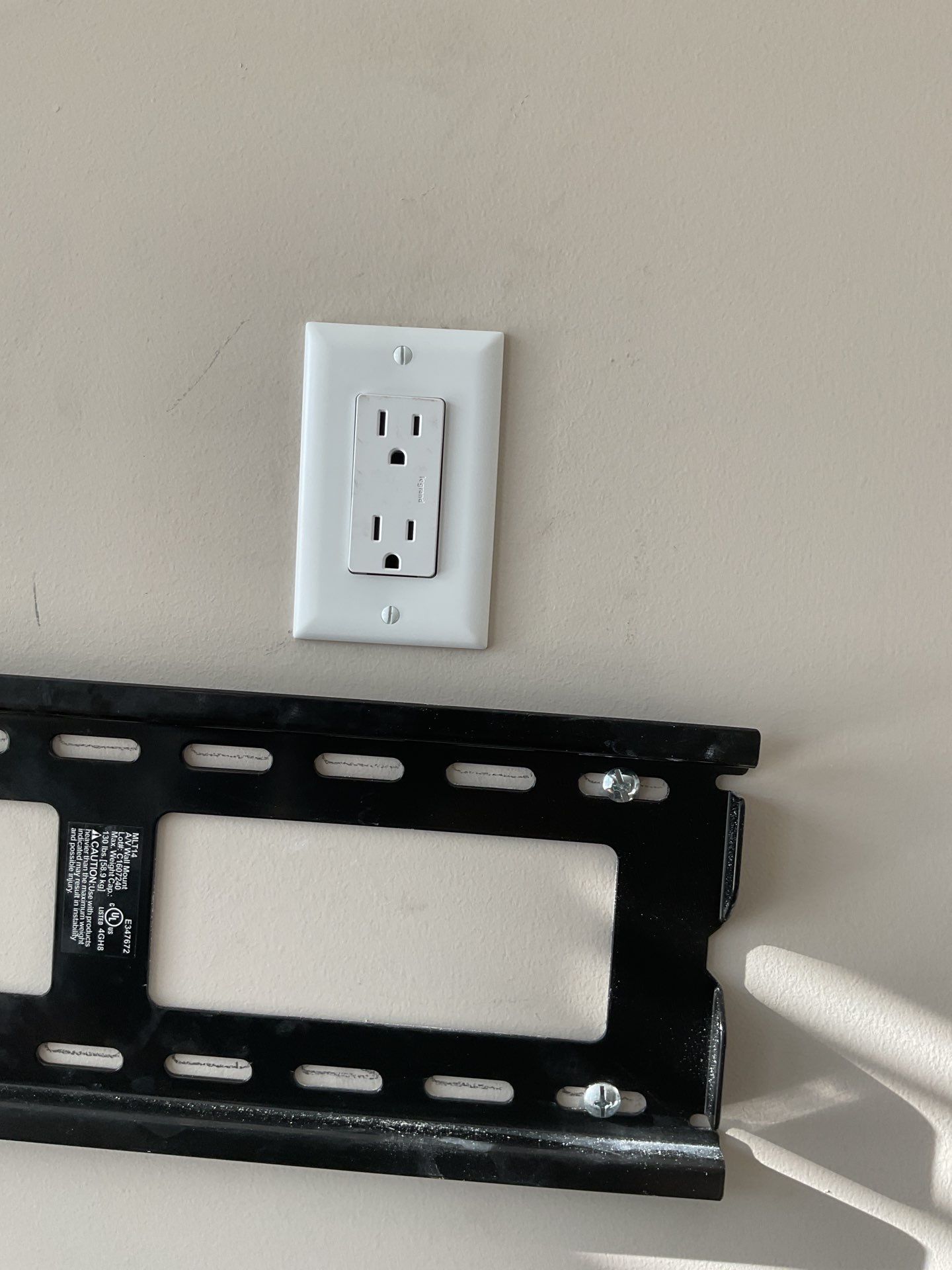 Wall Outlet Added for TV Setup by ZAM by ZAM Electric