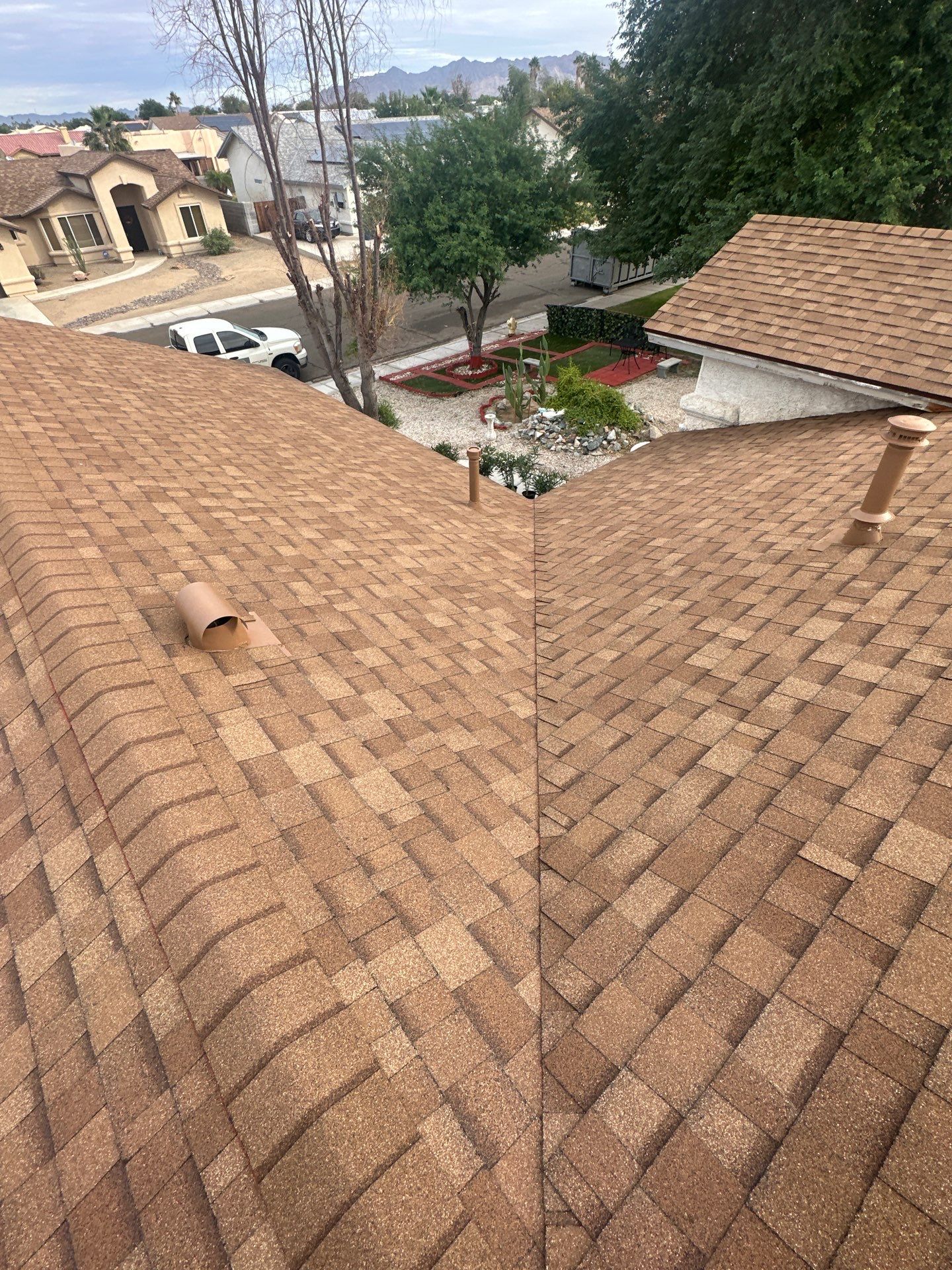 Desert Tan Shingles by Reimagine Roofing