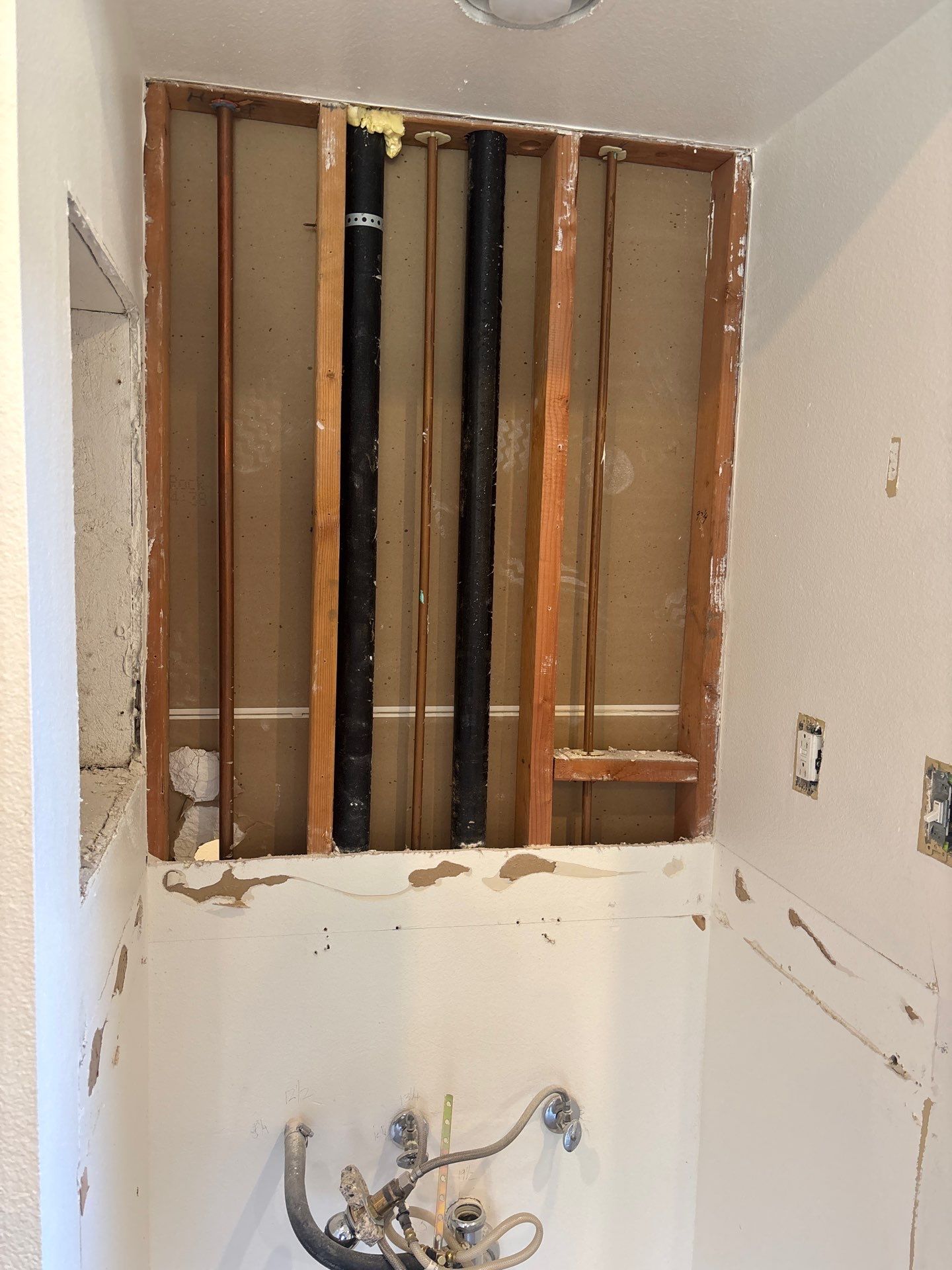 Scope of Plumbing Work at Location by Us Plumbing