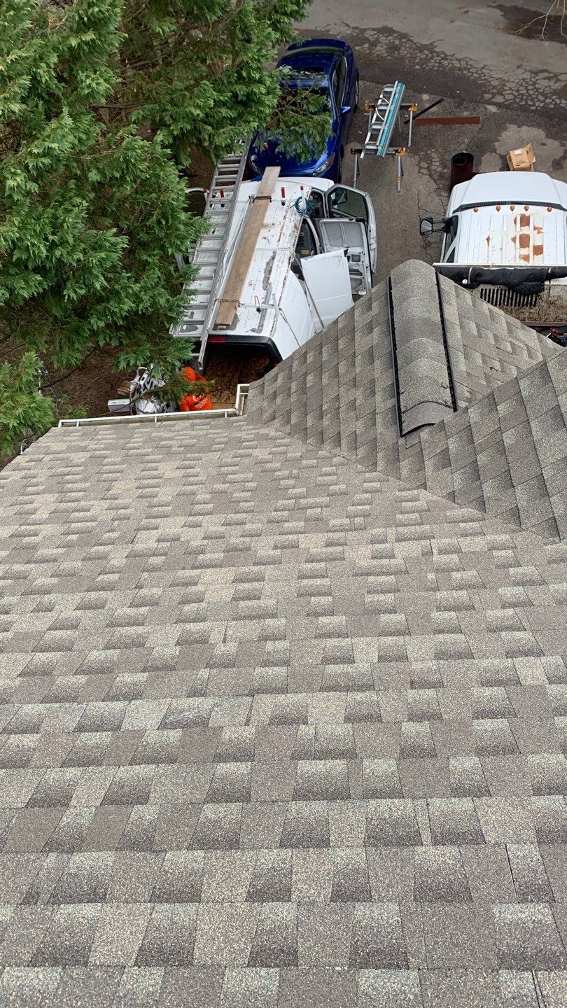 Roof Replacement using GAF Timberline HDZ by American Home Contractors
