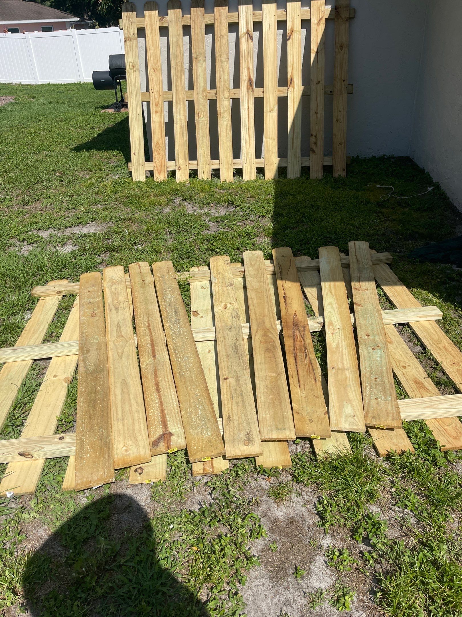 Sarasota, FL 6ft. Tall Treated Board on Board Privacy Fence by Asap fence and gates, LLC