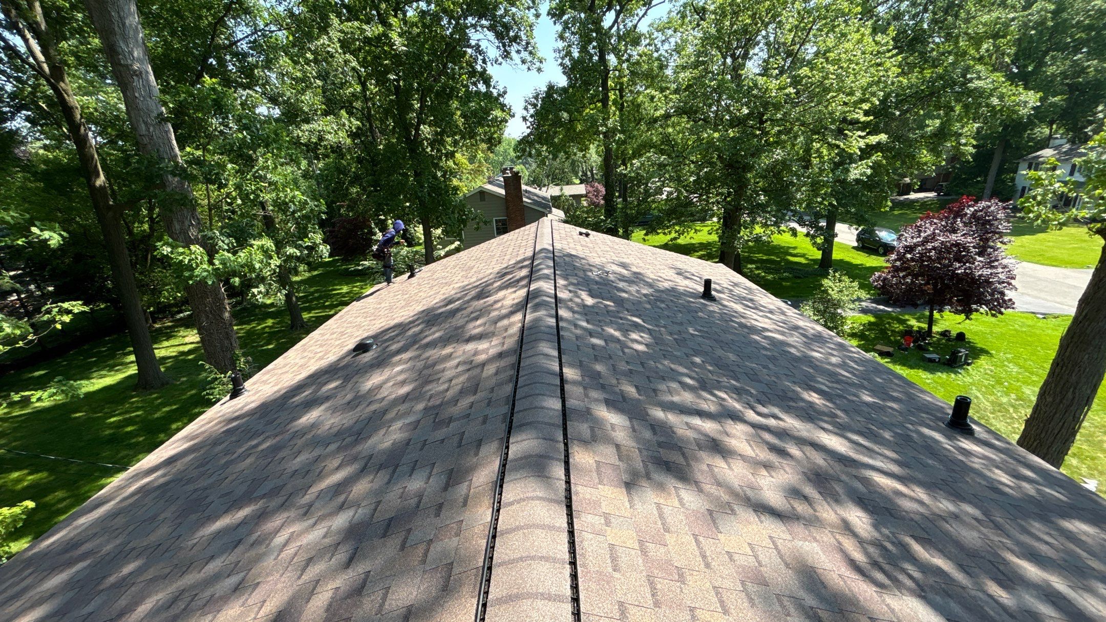 Roof Replacement using Owens Corning Teak by 180 Contractors