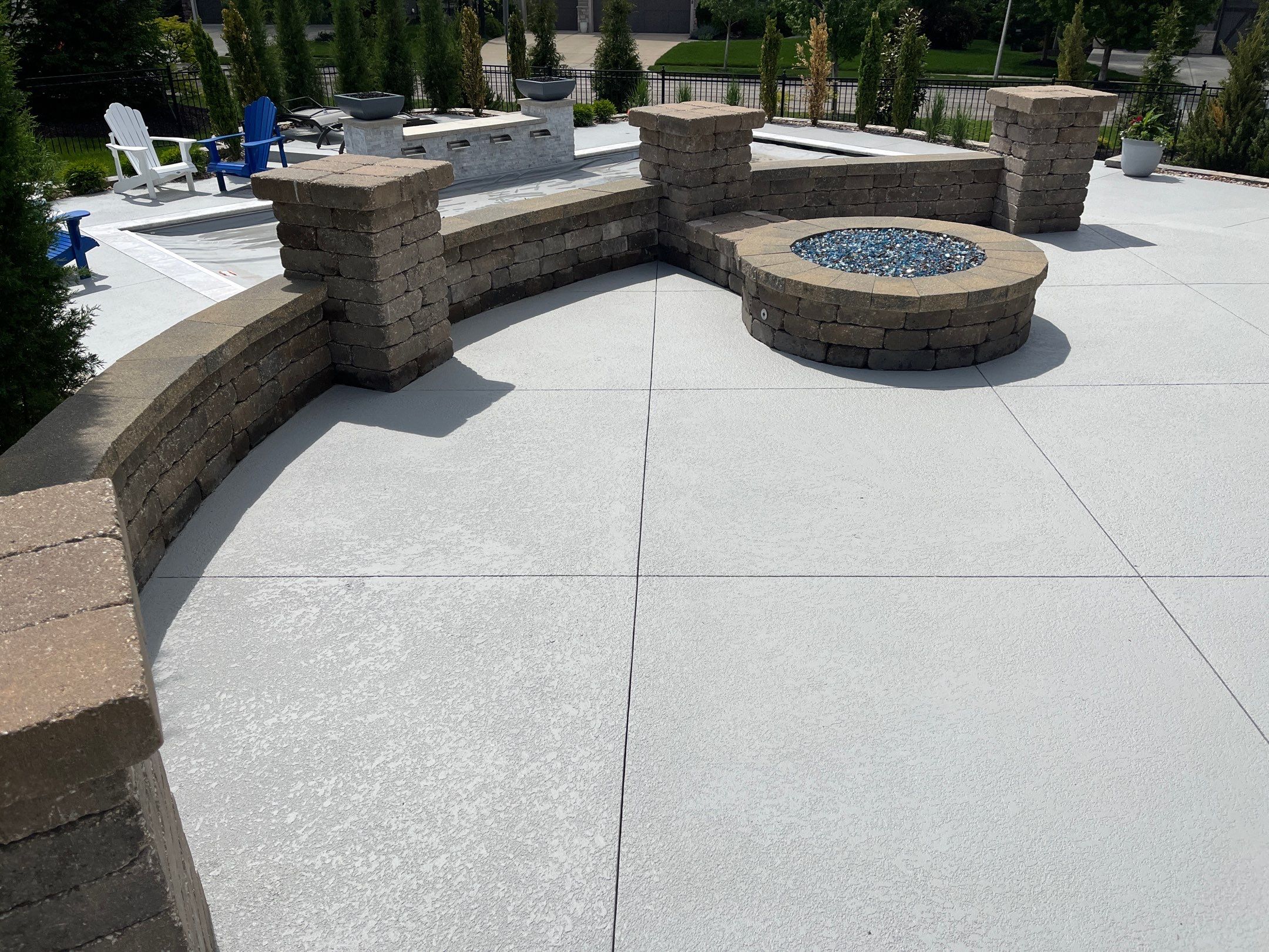 New Pool Overlay - Overland Park, KS by Big Red Decorative Concrete, LLC