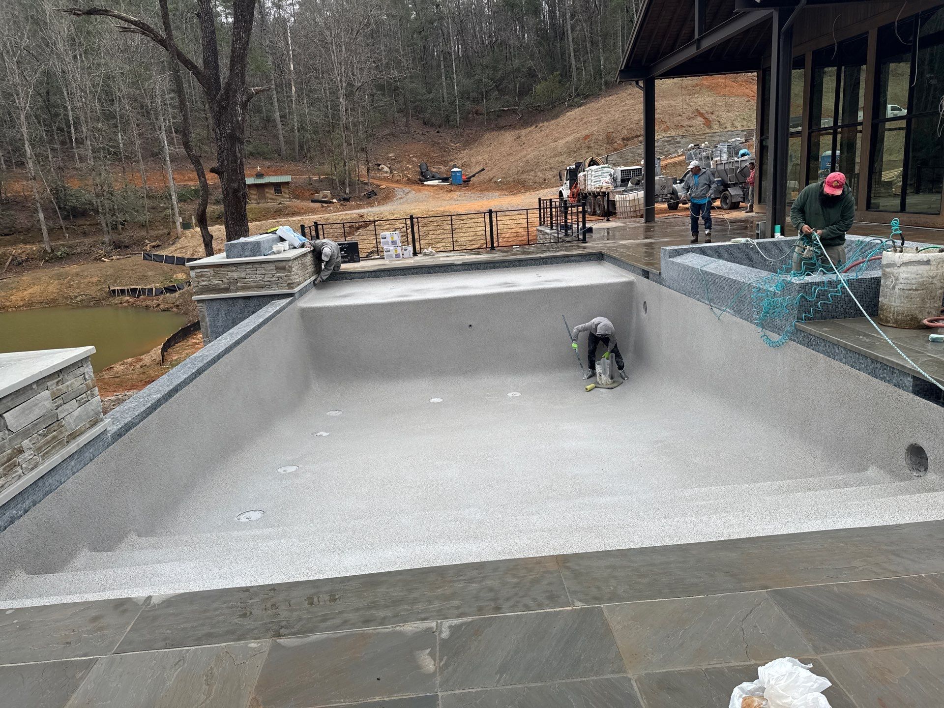DS Line - Gray Harbor by Olympic Pool Plastering
