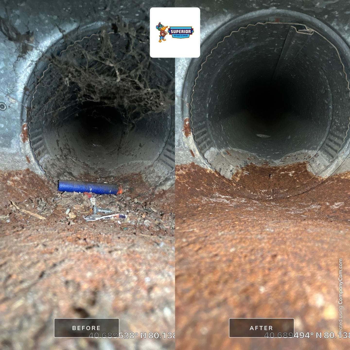 Air Duct Cleaning With a Vacuum Truck in Cranberry Township, PA by Superior Air Duct Cleaning